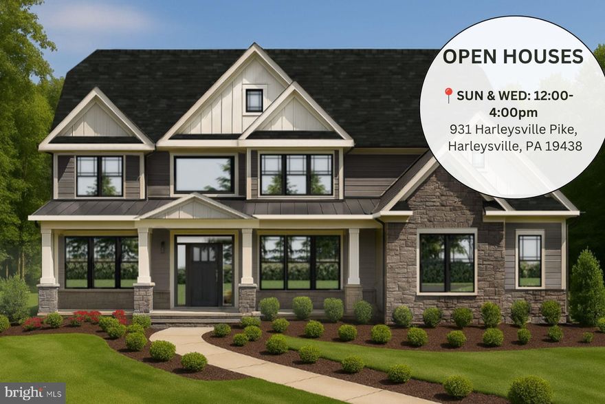 Introducing an exclusive new community, Timber Ridge, in Exton, PA—a limited release of just three 3/4-acre estates offering wooded serenity and panoramic views of Chester County’s rolling hills. Each homesite provides a sense of seclusion while still being minutes from the region’s best dining, recreation, and commuter access.

Set within the prestigious Downingtown Area School District, families benefit from some of the area’s strongest academic programs, including the state-leading Downingtown STEM Academy.

Step into luxury with this stunning, modern craftsman-style home! Enter to a grand two-story foyer that flows into a spacious and open first-floor layout. An entertainer’s dream, this home boasts a gorgeous kitchen with a spacious island, a cozy morning room perfect for casual meals, and a formal dining room complete with a butler’s pantry. The grand two-story great room features an impressive two-story stone fireplace and window wall. Visitors will enjoy the first-floor guest suite with a private full bath. The second-floor owner’s suite flows into a luxurious bathroom sanctuary with a freestanding tub and a large corner shower. Touches of convenience and luxury on the second-floor include a beautiful laundry room, spacious bedrooms, and a jack and jill bath.