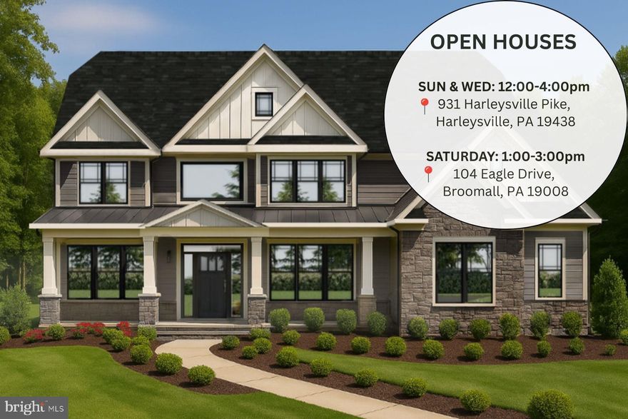 Introducing an exclusive new community, Timber Ridge, in Exton, PA—a limited release of just three 3/4-acre estates offering wooded serenity and panoramic views of Chester County’s rolling hills. Each homesite provides a sense of seclusion while still being minutes from the region’s best dining, recreation, and commuter access.

Set within the prestigious Downingtown Area School District, families benefit from some of the area’s strongest academic programs, including the state-leading Downingtown STEM Academy.

Step into luxury with this stunning, modern craftsman-style home! Enter to a grand two-story foyer that flows into a spacious and open first-floor layout. An entertainer’s dream, this home boasts a gorgeous kitchen with a spacious island, a cozy morning room perfect for casual meals, and a formal dining room complete with a butler’s pantry. The grand two-story great room features an impressive two-story stone fireplace and window wall. Visitors will enjoy the first-floor guest suite with a private full bath. The second-floor owner’s suite flows into a luxurious bathroom sanctuary with a freestanding tub and a large corner shower. Touches of convenience and luxury on the second-floor include a beautiful laundry room, spacious bedrooms, and a jack and jill bath.