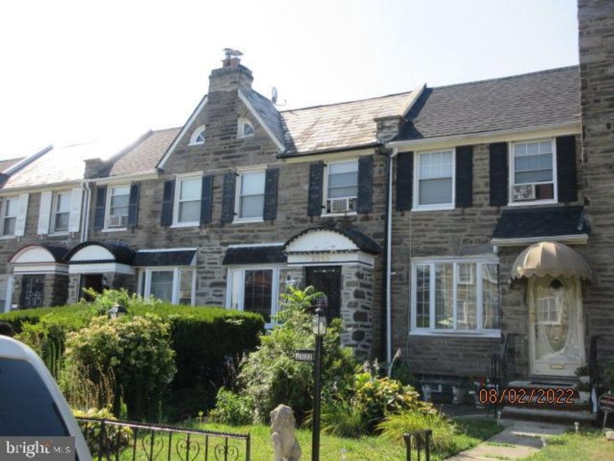 Back on the market - Location, Location, Location....This West Mount Airy/Ogontz Philadelphia row presents the ideal "Flip" opportunity; offers a superior location and should offer an excellent return on investment. Based on condition, this property is being offered "AS-IS, WHERE-IS". Better hurry! You don't want the competition beating you to this potential money making opportunity. Home being sold as is, please note that there the condition of the property and its systems are unknown and potential buyers should check with the lender on financing a home that needs work. owner and salesperson make no representations or warranties as to the condition of premises, corporate addenda apply. Buyers are responsible for both sides of the transfer tax, all use & occupancy requirements and all certifications required for transfer of title