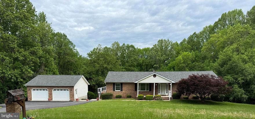 CHARMING 3 BDRM, 2 BATH RANCHER ON 2 BEAUTIFULLY LANDSCAPED ACRES!
Discover peace and privacy in this beautifully updated ranch-style brick home on two meticulously landscaped lush acres in a quiet established neighborhood.  This spacious 3 bdm, 2 bath gem offers a full unfinished basement with roughed in plumbing ready for your vision! Brand new LVP flooring, stainless steel appliances and fresh paint throughout.  Brick fireplace (propane) welcome you home on those chilly nights.
A extra large screened in porch off the kitchen allows for outdoor dining and entertainment or just enjoy the peace and quiet and tranquility viewing the gazebo and open yard with no rear homes to block your view.
This is a rare opportunity to own a private retreat just minutes from local amenities and commuter routes.
DON'T MISS OUT - SCHEDULE YOUR TOUR TODAY!