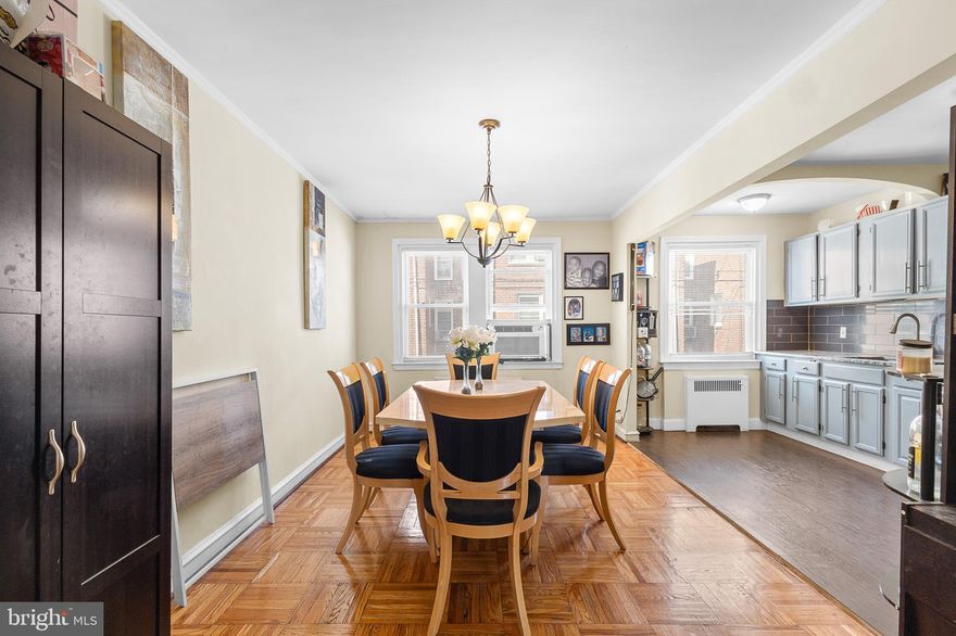 Back on the market, Short Sale Opportunity! Consider this traditional brick row/townhome in NE Philly's Lawncrest neighborhood, conveniently located on a low traffic, 1-way street, very close to Route-1 and a short drive to Montgomery County! With inviting curb appeal, beginning with the front brick retaining wall, gated front grass yard and cement patio. Step into the main Living room which offers shiny parquet wood flooring, stone accent walls, ceiling fan, and hot water radiators. Moving into a well lit and open formal Dining space and modern Kitchen, including granite counter-tops, grey wood cabinetry, and stainless steel appliances. The finished lower level offers additional living space for rest, relaxation, a bonus bedroom, or maybe your personal gym or movie room, completed with a spacious closet, and gas boiler and hot water tank. Adjacent to this living space is the laundry room and exit to the rear driveway and 1-car attached garage. The upper level offers wood flooring, a 3pc hall bathroom with skylight and a tub/shower combo, and 3 Bedrooms, each with a ceiling fan. This is a move-in condition home, just waiting for your personal touch and memories to be made! Please take a minute to view the Video Tour and schedule your in-person showing appointment, today!