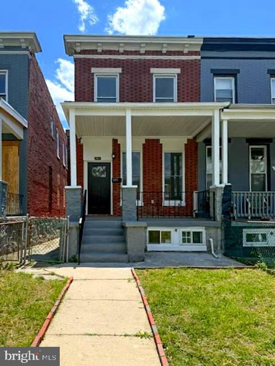 Fully Remodeled Townhouse in Baltimore!

Welcome to this beautifully renovated 3-bedroom, 3.5-bath townhouse, ideally located in a prime area of Baltimore. Completely remodeled from top to bottom in 2025, this home showcases modern finishes, quality craftsmanship, and true peace of mind. All work was properly permitted through the City of Baltimore and has successfully passed all required inspections.

This exceptional renovation includes, but is not limited to: a fully updated kitchen featuring stainless steel appliances and modern cabinetry; a brand-new HVAC system and water heater; new windows throughout; four fully renovated bathrooms with stylish finishes; new flooring throughout the entire home; upgraded insulation for enhanced energy efficiency; and fresh paint throughout, along with numerous thoughtful upgrades.

Every detail has been carefully considered to provide comfort, style, and functionality. This is a rare opportunity to own a move-in-ready, fully renovated townhouse at an exceptional value in Baltimore.

Homes like this don’t last long schedule your private tour today and experience this beautiful home for yourself.