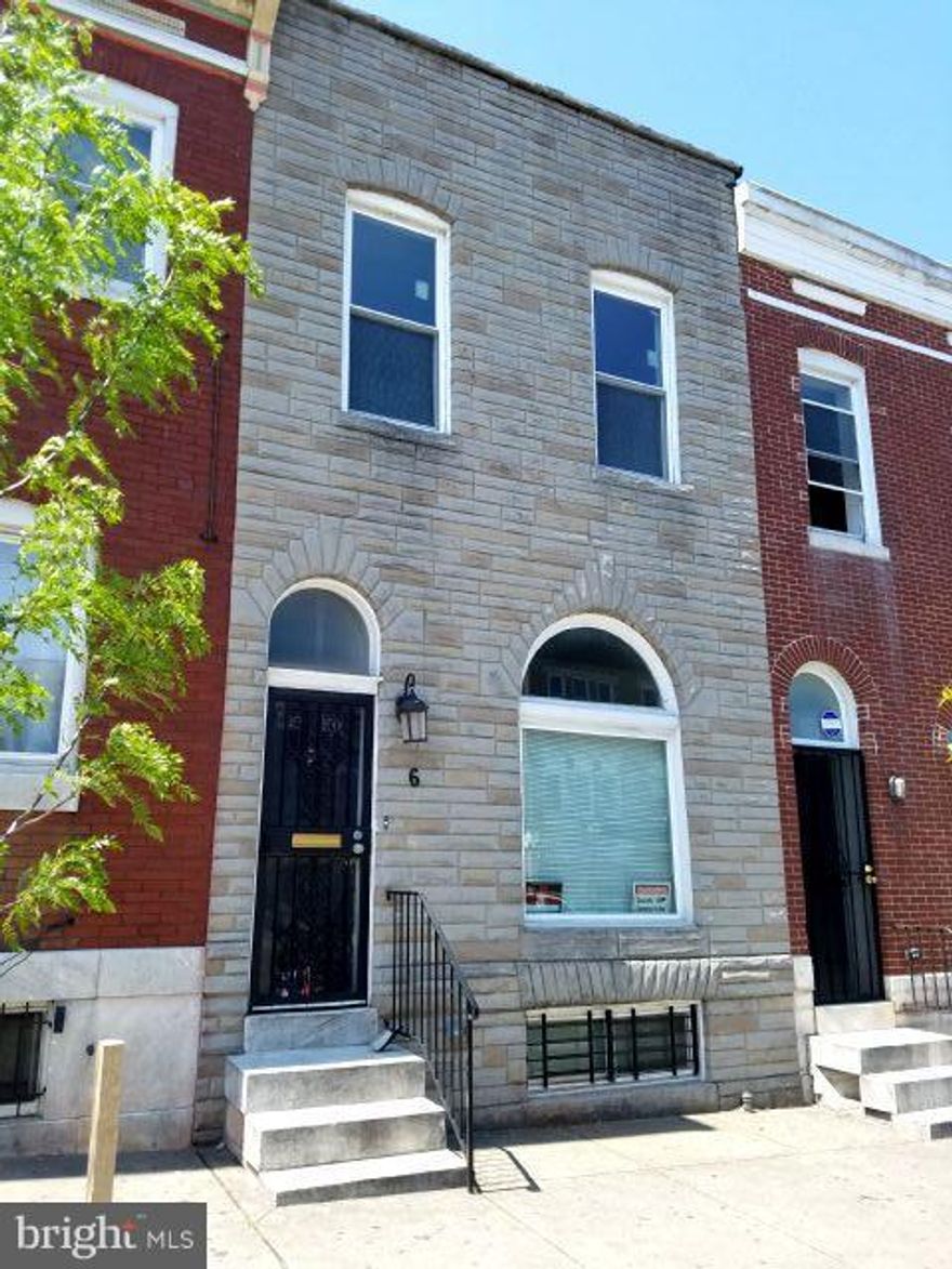 Wonderfully updated home.  Historical charm with original pocket doors and railings. Updated kitchen and baths. Nicely finished deep dark hardwood floorsTake a long stroll to Patterson Park, convenient to Johns Hopkins Hospital, the restaurants in Little Italy, Caton and the waterfront and of course downtown. This is what city living is all about!