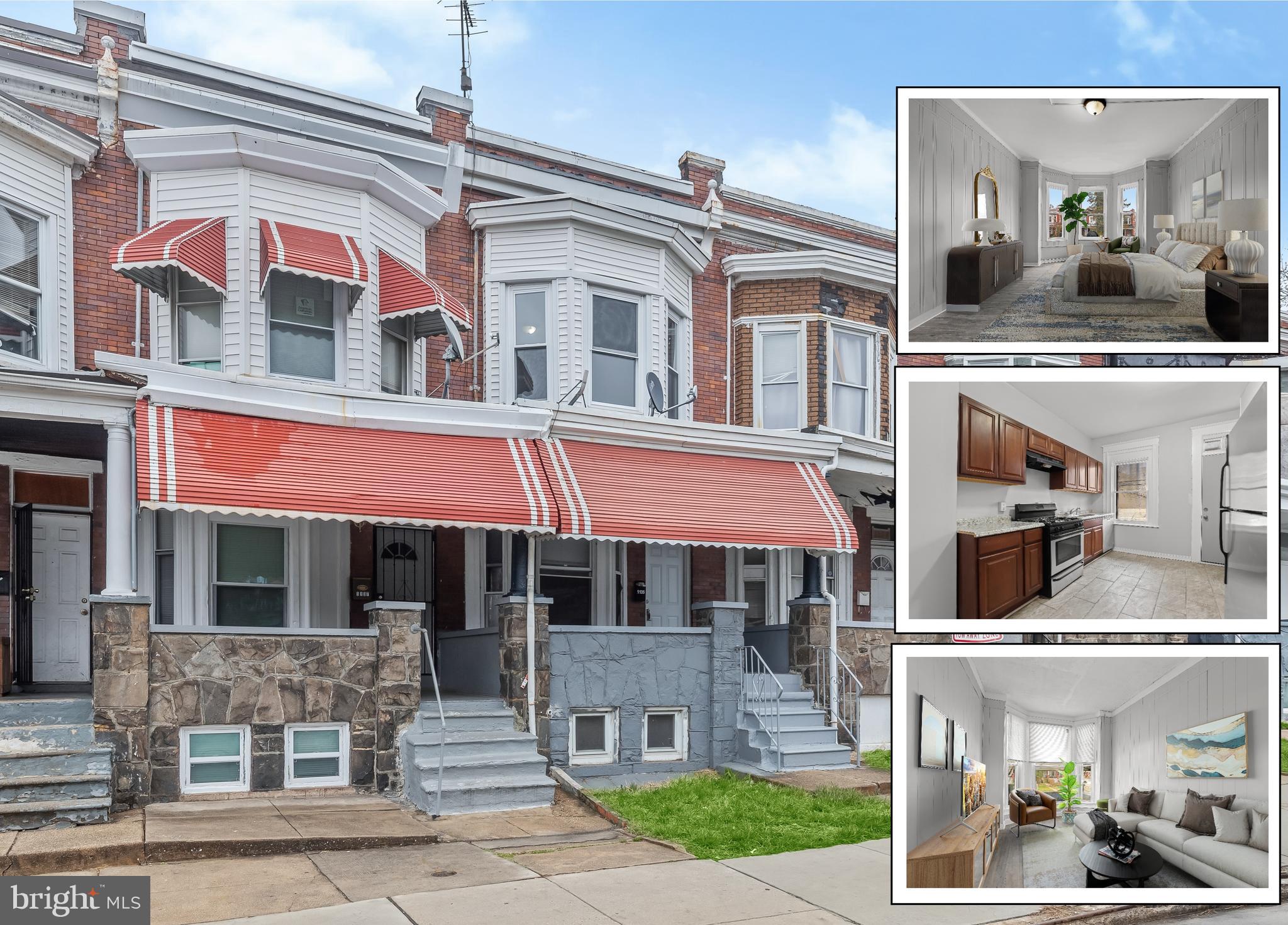 Brimming with character and modern touches, this home offers the perfect canvas for your personal style and vision in a prime Baltimore location. With three sizable bedrooms and one-and-a-half baths, the interior boasts a neutral color palette, complemented by crown molding that adds an elegant touch throughout much of the home. Stylish plank flooring flows seamlessly from room to room, creating a sophisticated yet comfortable ambiance. Natural light pours into the spacious living room through a bay window, illuminating the room. The updated kitchen features sleek appliances. An updated half bath completes this level, adding convenience without compromising on style. Upstairs, the primary bedroom—along with two additional bedrooms, one with a private balcony—provides a restful retreat. The full bath is adorned with charming details, including chair railing, beadboard accents, and a subway tile tub/shower surround, adding character to the space. The backyard offers an outdoor setting, awaiting your vision—whether it's a garden, lounge space or entertainment space. Meanwhile, the unfinished lower level serves as a functional space for utilities, and storage. Infrastructure for central air is in place, with inside and outside units recently installed—final steps needed to complete the system. Situated in a prime location, this home is just four miles from Baltimore’s Inner Harbor and within close proximity to shopping, dining, and public transit. Nearby, Patterson Park provides a scenic oasis with its lush green space, winding walkways, historic battle sites, and an array of recreational amenities—including a lake, playgrounds, athletic fields, a swimming pool, and even an ice-skating rink. With its mix of updates and timeless character, this home presents a wonderful opportunity to make it your own.
Please note: photos depicting furniture have utilized virtual staging.
Property Sold AS-IS