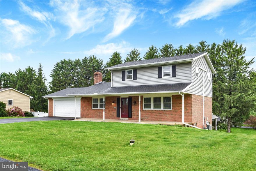 Welcome to The Fairway Drive House! This 3 bedroom, 2.5 bathroom home in Cumberland Valley School District has the perfect neighborhood feel, with no HOA!

A large covered front porch welcomes you & offers the perfect place to relax on a rocking chair with your morning coffee. Step inside to updated plank flooring flowing throughout the first floor. The living room opens seamlessly into the dining area overlooking the large backyard & sunset farmland views.

The kitchen features newer appliances, including a refrigerator & dishwasher replaced in 2023. Down the hall, you'll find an updated half bath, a large pantry, & a spacious den with a fireplace.

Upstairs offers 3 generously sized bedrooms, including a primary bedroom with a walk-in closet. The second floor also features a freshly updated full bathroom with a dual vanity.

The walk-out basement provides even more flexible living space,  complete with a full bathroom & newly updated shower. Continue out onto the spacious, covered, slate patio & enjoy the massive backyard & peaceful views.

Additional recent upgrades include a new heat pump system in 2023, a new water softener installed 2025, & a freshly paved asphalt driveway completed in 2025.

Located just steps from a playground & walking trail, only 3 miles from Talking Breads Bakery, just over 1 mile from US-15, 4 miles to the PA Turnpike, & 2 miles from Oak Grove Farms. 

This home offers the perfect location of country living with easy access to everything you need.

Schedule your showing today!
