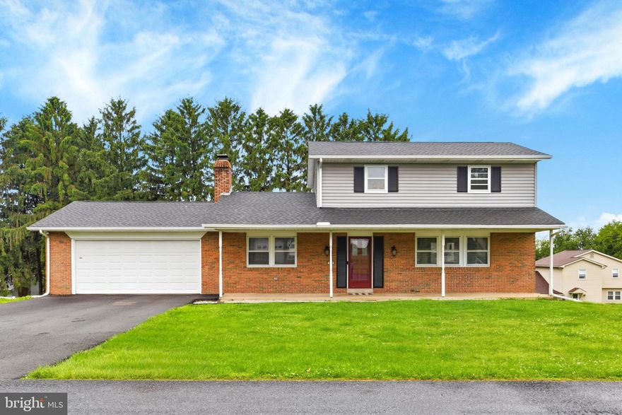 Welcome to The Fairway Drive House! This 3 bedroom, 2.5 bathroom home in Cumberland Valley School District has the perfect neighborhood feel, with no HOA!

A large covered front porch welcomes you & offers the perfect place to relax on a rocking chair with your morning coffee. Step inside to updated plank flooring flowing throughout the first floor. The living room opens seamlessly into the dining area overlooking the large backyard & sunset farmland views.

The kitchen features newer appliances, including a refrigerator & dishwasher replaced in 2023. Down the hall, you'll find an updated half bath, a large pantry, & a spacious den with a fireplace.

Upstairs offers 3 generously sized bedrooms, including a primary bedroom with a walk-in closet. The second floor also features a freshly updated full bathroom with a dual vanity.

The walk-out basement provides even more flexible living space,  complete with a full bathroom & newly updated shower. Continue out onto the spacious, covered, slate patio & enjoy the massive backyard & peaceful views.

Additional recent upgrades include a new heat pump system in 2023, a new water softener installed 2025, & a freshly paved asphalt driveway completed in 2025.

Located just steps from a playground & walking trail, only 3 miles from Talking Breads Bakery, just over 1 mile from US-15, 4 miles to the PA Turnpike, & 2 miles from Oak Grove Farms. 

This home offers the perfect location of country living with easy access to everything you need.

Schedule your showing today!