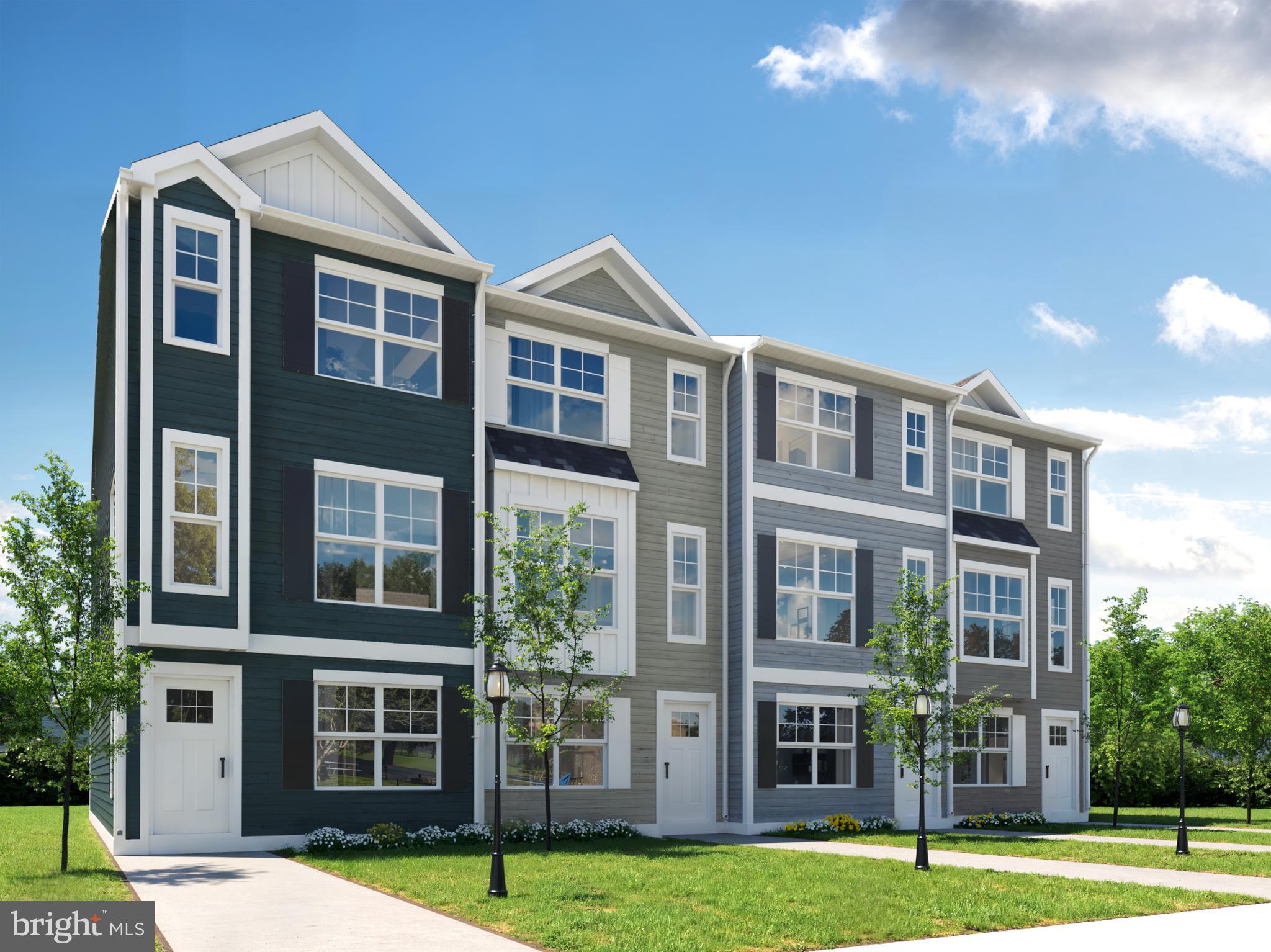 New Construction Alert…Pre-model pricing available now. Welcome to Holly Oaks, a new townhome community in Aberdeen, MD. This newly constructed Craftsman-style townhome features first-floor bedrooms and a second washer/dryer location, making it ideal for multi-generational living. These homes offer 3–4 bedrooms and 3.5 bathrooms. Home features include a primary bedroom with tray ceilings, a walk-in closet, and gorgeous glass shower doors to complement the double sink vanity with a quartz countertop, offering a luxurious en-suite bath. The kitchen is amazing with 42” staggered upgraded cabinets with five color choices, large island, quartz countertops, and stainless-steel appliances. Many more features were included for you to see—an open floor plan with a spacious feel. Enjoy the convenience of APG and I-95 for commuting to New Jersey, Pennsylvania, Delaware, and Baltimore. Outdoor living includes Pickleball Courts, RV Parking, a Dog Park, and community sidewalks that stretch for miles. Enjoy lower tax payments being outside of Aberdeen City Limits. This home not only blends comfort, convenience, and style, but it dares you to Live Different.