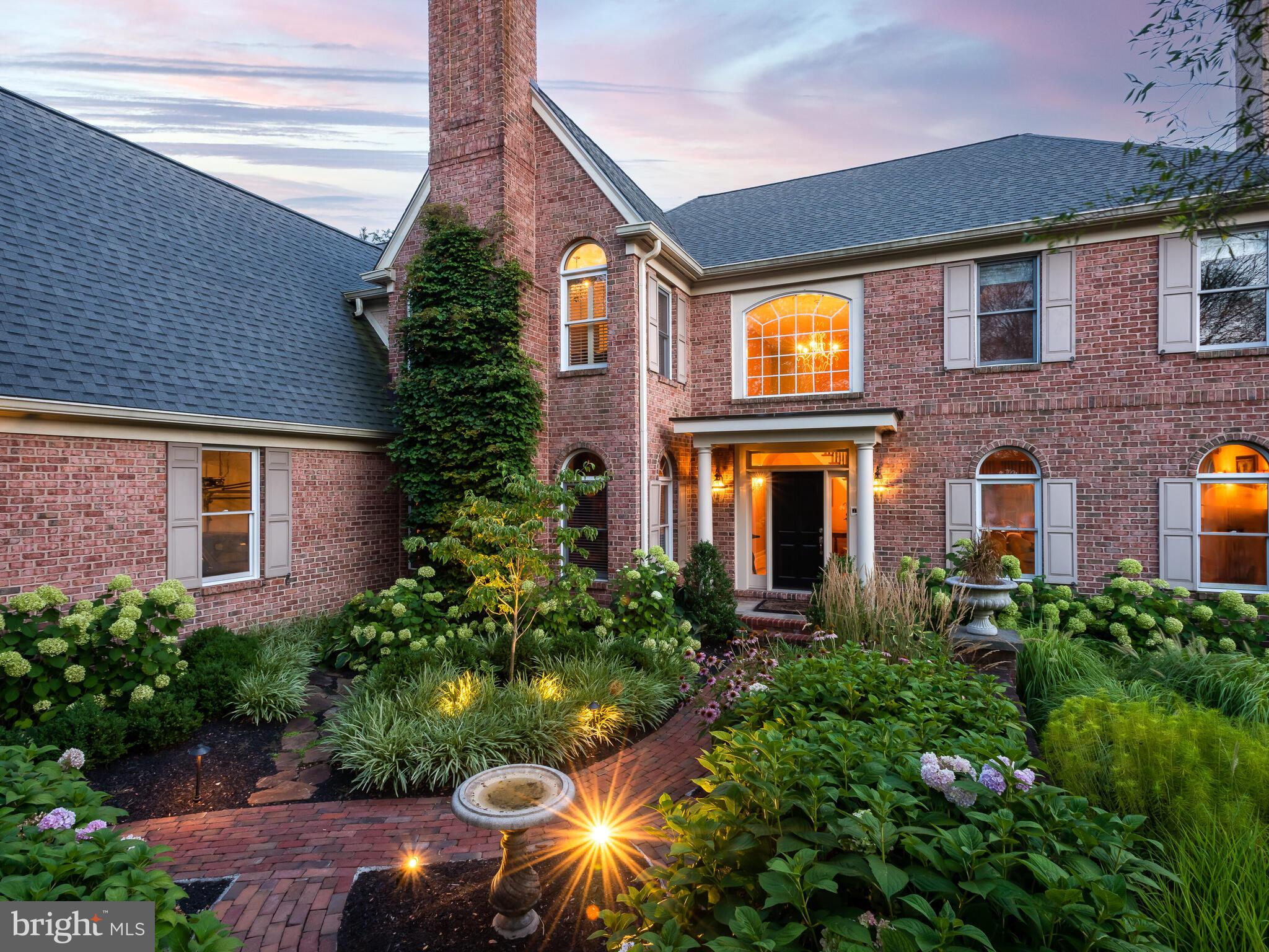 Welcome to this spectacular residence. Hallmarks include great location in coveted Radnor Township, award-winning Radnor School District, situated on a quiet, yet convenient cul-de-sac, a wonderful floor plan with tremendous versatility and generously proportioned rooms with hard-to-beat outdoor living spaces. The exterior of the home is highlighted by matured specimen plantings, inviting walkways, lots of accent lighting, brick walls, expansive hardscaping around in-ground pool and outdoor fireplace, covered porch area and newer composite deck offering distant panoramic views, an uncompromised private setting, perfect for dining al fresco, grand-scale entertaining or just peaceful retreats. The interior is equally remarkable and welcomes guests with dramatic two-story foyer with gracious curved staircase. The first floor features combined fireside living room and dining room, private fireside study with built-ins, formal powder room, white kitchen open to breakfast area complimented by dry bar and stunning fireside family room with soaring ceilings and banks of tall windows, adjacent sunroom with walls of glass, game room and family powder room. Much of the first floor has newly installed wide plank hardwood flooring. The second floor, accessed by front and back staircases, features primary owner's suite complete with fireside sitting room, bedroom, three walk-in closets, one of which was recently added on with skylights, entirely outfitted, complete with convenient beverage refrigerator, primary owner's bath with two vanities, separate water closet, jetted tub and large stall shower. Two additional bedrooms utilize an updated Jack-n-Jill bath and the fourth bedroom has an en suite private bath. The home has a finished third floor perfect for blended families. au pair and guests alike with large bedroom and private en suite bath. Finished lower level features lovely day-lit bedroom with newer bath, large recreation room, with bar area, private office as well as media room perfect for sports enthusiasts and movie lovers at heart with ample storage rooms throughout and entirely accessible to yard and stunning pool area. This home is being sold by an original owner who has lovingly maintained the property during the past 26 years of ownership. Newer roof, new asphalt driveway, newly paved driveway, updated HVAC systems, whole-house generator are just a few highlights of this lovely home. Stucco was tested by a highly regarded stucco inspector and all suggested repairs were further evaluated and completed with several recommended preventative measures to ensure its longevity. All work performed has been carefully documented and comes with a 60-month transferable warranty. Hurry! Opportunity is knocking.