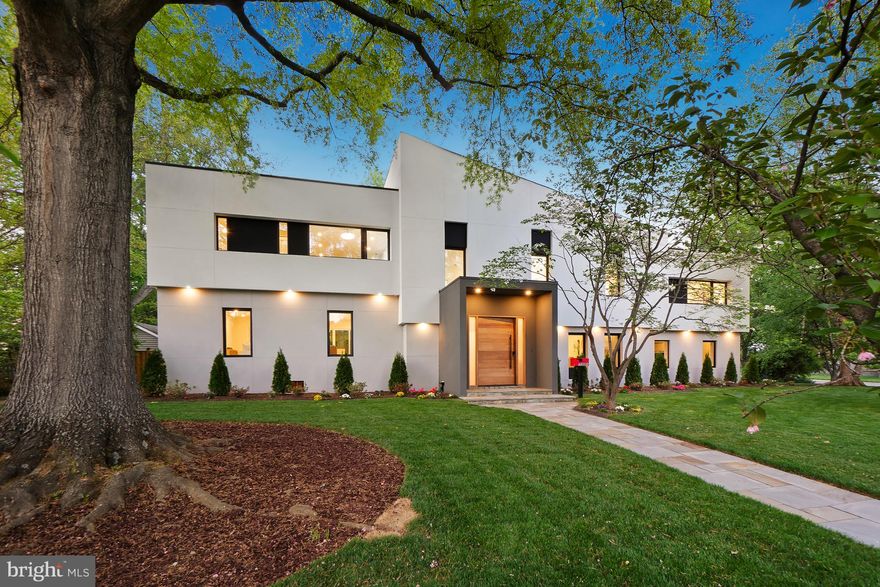 A rare and exceptional offering in the heart of Kenwood Park, this fully reimagined luxury residence captures the essence of modern Bethesda living at its finest within the highly coveted Whitman school cluster.

Positioned on an expansive 17,806 sq ft lot, this nearly 6,000 sq ft home has been masterfully transformed with over $1.25M in investment, resulting in a residence that lives like new construction while benefiting from the charm and presence of an established neighborhood. The
scale, design, and execution create a home that feels both grand and effortlessly livable.

Inside, six bedrooms, five full bathrooms, and one-half bath are thoughtfully arranged to offer both privacy and flexibility. A refined main-level powder room enhances everyday convenience,
while the lower level introduces a beautifully appointed bonus lounge—complete with wet bar and en-suite bath—designed to effortlessly adapt as a family room, private fitness studio, home theater, or guest retreat.

Natural light pours through oversized windows, illuminating soaring ceilings and a layout designed for both quiet moments and elevated entertaining. The private office, framed by
expansive views of the landscaped grounds and pool, offers a serene and inspiring work-from-home experience. 

Every detail has been intentionally curated to evoke a sense of understated luxury—from spa-caliber marble baths and modern smart toilets to bespoke lighting and a striking custom $25k+ entry door with fingerprint access. Multiple entertaining spaces, including two custom wet bars, create an effortless flow for gatherings both intimate and grand.

Outdoors, the experience continues with a beautifully reimagined pool setting, seamless walkout access, and professionally designed exterior lighting around the entire home that transforms the property into a dramatic, resort-like retreat as the sun sets.

This is more than a home—it is a statement. A fully rebuilt, never-lived-in residence that delivers the sophistication, comfort, and presence of new construction, paired with the prestige of one of Bethesda’s most desirable addresses.
