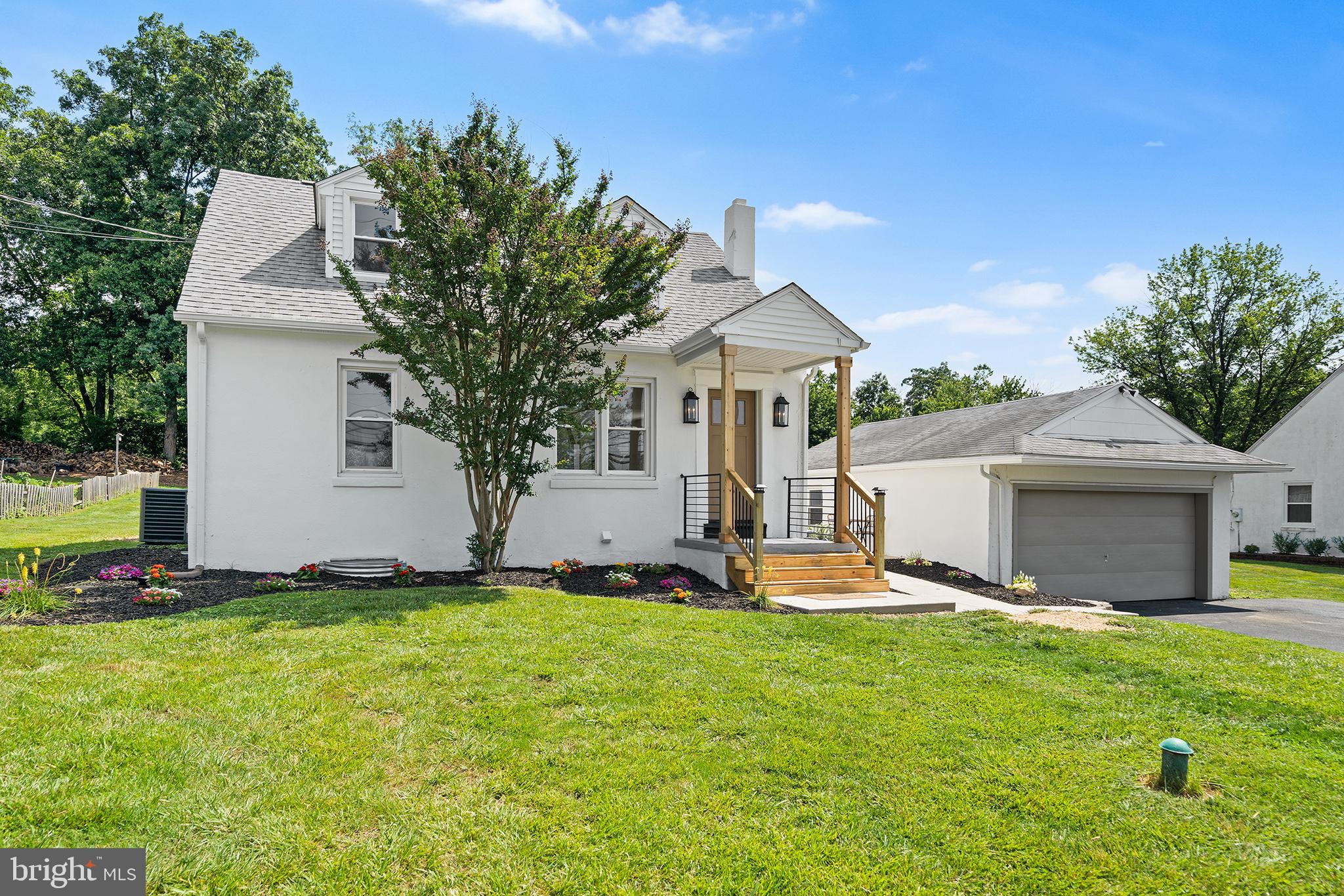 Make sure to check out the video! Welcome to 1708 Gallagher Road, a completely renovated home in Plymouth Meeting and Colonial School District. This charming Cape Cod features four bedrooms and 2.5 updated baths, perfect for comfortable living.
The first floor features an open living room and dining room that leads to the completely renovated kitchen featuring all new stainless steel appliances and glazed subway tile backsplash. The overlarge quartz countertops provide plenty of space along with additional cabinetry. A picturesque window above the sink offers idyllic views of the backyard. The kitchen opens to a breakfast nook and family room with window walls spaced throughout which offers tons of natural light. The primary suite, with his and her closets, and an office/bedroom are also on the first floor, along with a full bath that has green subway tile with niche in the shower.
Upstairs are two bright and airy bedrooms and another fully renovated hall bathroom. The basement has been fully renovated and features built-in seating and a half bath, along with the laundry room and outside access. The attached two-car garage is off of the family room and is separated by a built-in patio space, perfect for al-fresco dining under the stars.
The property sits on .45 acres and most of it is in the large backyard, perfect for outdoor activities year round. The new driveway features a k-turn for added convenience. All new electrical, HVAC, plumbing, windows, floors, etc- you won't have to worry about replacing major systems for years to come. All this within the award winning Colonial School District, and minutes from major highways, the Metroplex, downtown Conshohocken, and so much more!