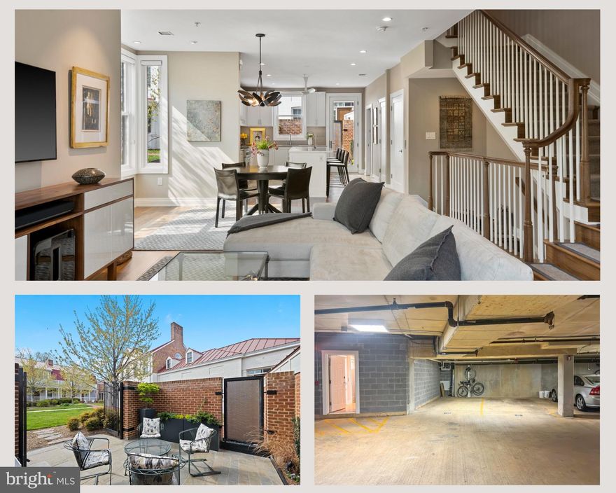A stately, sundrenched townhome unrivaled on the Hill, complete with secure underground parking adjacent to the home's basement door and private internal elevator -  welcome  to 632 South Carolina Avenue. Built as part of The Maples development in 2015, this four-level home delivers precise design and highly functional living spaces across nearly 3,000 SF providing plenty of entertaining, work-from-home and guest options. The gracious end-unit location boasts unobstructed views of the main Maples building – the oldest existing residence on Capitol Hill once owned by Francis Scott Key, with the original site used as a hospital for wounded soldiers during the War of 1812. Flooding light from three unobstructed exposures and 33 windows imbues the home with a serene ambiance and captures the idealism of life on the Hill, while the communal lawn and garden, private patio, secure garage parking and private in-unit elevator top the list of unbeatable perks. The Maples remains unique in combining the advantages of a single-family home with the conveniences of a condominium lifestyle including professional management and maintenance among other services. The historic Eastern Market, Metro and the best restaurants on the Hill are just steps from the front door of this home; steeped in history but designed for a modern lifestyle – discover what’s next at The Maples.