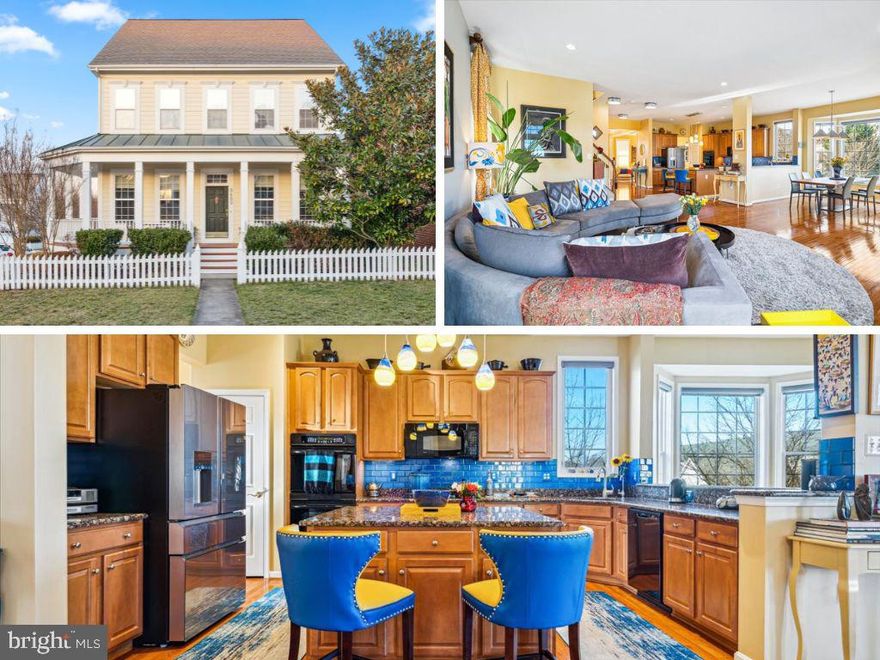 Prepare to be enthralled by this stunning and highly sought-after home which exudes elegance and style; but is infinitely welcoming and livable!  High-end and custom finishes with openness and excellent flow are imminently attractive while the excellent maintenance and care are apparent.  Custom and well-chosen finishes such as the kitchen backsplash and the chandeliers, flooring, appliances, and decorating are timeless and exude worldly charm.  Boasting 4 bedrooms, 3.5 bathrooms, and a 2-car garage, this residence is the epitome of comfort, style, and convenience in the Villages of Urbana. The large welcoming front porch beckons you to sit back and relax; providing the perfect spot to enjoy a morning coffee or a quiet moment at the end of the day. A charming extension of the living space, the front porch adds a touch of old-world charm to this modern home. As you enter the foyer, you are greeted by the timeless beauty of gleaming hardwood floors that seamlessly flow throughout the main level. The high ceilings enhance the sense of space and openness, creating an inviting atmosphere.  Note the custom light fixtures and extra tall windows that let the sunshine pour into the open space! The formal living room exudes elegance with triple crown molding, providing a perfect space for entertaining guests. The adjacent formal dining room adds a sense of sophistication or it can be used as a library or extra living space. The heart of this home is undoubtedly the chef's kitchen, featuring ample maple cabinets, a large island, granite countertops, custom light fixtures, and that gorgeous custom backsplash. Whether you're a culinary enthusiast or prefer casual dining, this kitchen is designed to meet all your needs. The breakfast room provides a cozy spot to enjoy more intimate meals with family and friends! Relax in the family room, complete with a fireplace that sets the mood for cozy winter nights, making it an ideal space for friends and family gatherings. The convenient mudroom off the family room adds practicality to your daily routine and leads to the backyard and the double garage off the back of the home. Upstairs, discover a luxurious primary suite with an attached bathroom that defines indulgence. The primary bathroom boasts a large soaking tub, dual vanity, and a spacious separate shower; creating a spa-like retreat within your home. Large windows afford fabulous light!  Three additional well-appointed bedrooms ensure comfort and privacy for every member of the household.  The laundry is conveniently located on the upper level; cleverly tucked away at the end of the passage; yet so handy to use! The finished lower level is a versatile space with newer luxury vinyl plank flooring;  providing an ideal area for recreation and/or relaxation. Additionally, a bonus room and full bathroom offer flexibility for various uses, from a home office to a guest suite, craft area, and also wonderful access to the backyard. Beyond the beauty of the home itself, the Villages of Urbana location provides a lifestyle of convenience. Enjoy the ease of walking to nearby shops and restaurants, tennis courts, and swimming pool, adding a layer of accessibility to the vibrant community.  The proximity to the I270 is a commuter's dream, yet the peace and quiet of the neighborhood feels like an oasis!  All this but minutes from the award-winning city of Frederick with its quaint shops, excellent restaurants, and vibrant art scene.