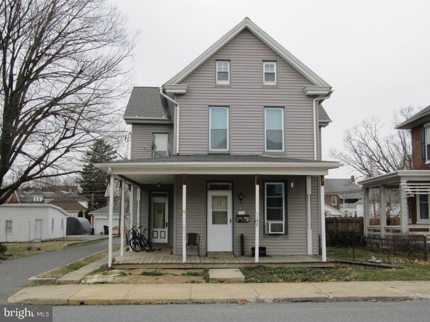 3 unit tenant occupied home for sale on parade route in downtown Ephrata. Tenants pay all utilities. Close to downtown square and public transportation. Unit 3 takes care of lawn and snow care (reflected in lower rent)