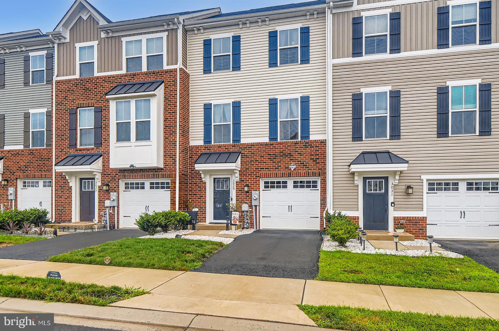 Just 3 YEARS NEW, this stylish and well-maintained 3-level, 1-car garage townhome with a beautifully manicured lawn and vibrant landscape combines comfort and convenience in a serene setting. Featuring 3 bedrooms, 2 full baths, 1 half bath, and a finished lower level, there's plenty of space to enjoy. The second-story deck offers a peaceful view that backs to mature trees - perfect for relaxing!
The entry-level features a large living area with upgraded LVP flooring along with elegant hardwood stairs, replacing the original carpet. The custom accent wall features an elegant bump-out design with a built in
electric fireplace. The main level is the heart of the home with a beautiful, open-concept kitchen boasting a large island with seating, sleek stainless-steel appliances, and plenty of room for a dining table, there's also a half bath, as well as a spacious and bright living room. Whether you're hosting guests or enjoying a quiet night in, it's both functional and inviting. Upstairs, you'll find all three bedrooms, including a generous primary suite with a walk-in closet, a full bath in the hallway, as well as the convenience of the washer and dryer.
Right around the corner from local shopping and restaurants which includes Starbucks, Longhorn, Olive Garden, Wine World, Royal Farms and more. AND if you love the outdoors, explore Bynum Run Park, Flying Point Park & Marina and Gunpowder Falls. Or play a round of golf at the Maryland Golf & Country Club or Bulle Rock Golf Course. HOA includes lawn care, clubhouse access, trash service, pickle ball courts, dog park, fitness center, and open green space. Conveniently located off MD-543 in Harford County, offering an easy commute to Baltimore, APG, and more. Enjoy the convenience of living minutes to I-95 and Route 24 and Route 1.
This move-in ready home offers modern living in a desirable location - schedule your tour today!
