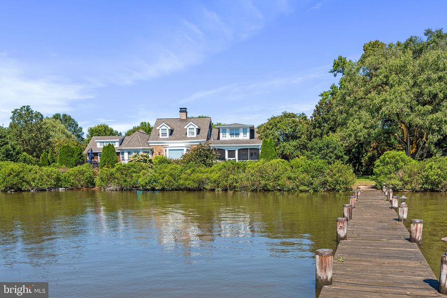 Price Improvement! Spectacular waterfront on the Chester River!!  Words can't describe the uniqueness of this property.  With the historic charm of an older home but  high end modern upgrades, you will be living the life of luxury.   Spacious rooms, magnificent views of the Chester River and your private dock with new boat lift, sandy beach, and stunning new saltwater pool.  Exposed beams, scalamandre wallpaper, and multiple fireplaces.  First floor owners suite featuring reclaimed pine flooring, private laundry area, walk-in closet, gas fireplace and remodeled bath with soaking tub. Second floor owner's suite with additional laundry area and remodeled bath.  Breezeway to the garage. New irrigation system to all flower beds. New paint inside and out.  House has had major remodels in 2000 and 2020. Town sewer.   Not far from town, but the property has a private feel.   Come and be amazed!!