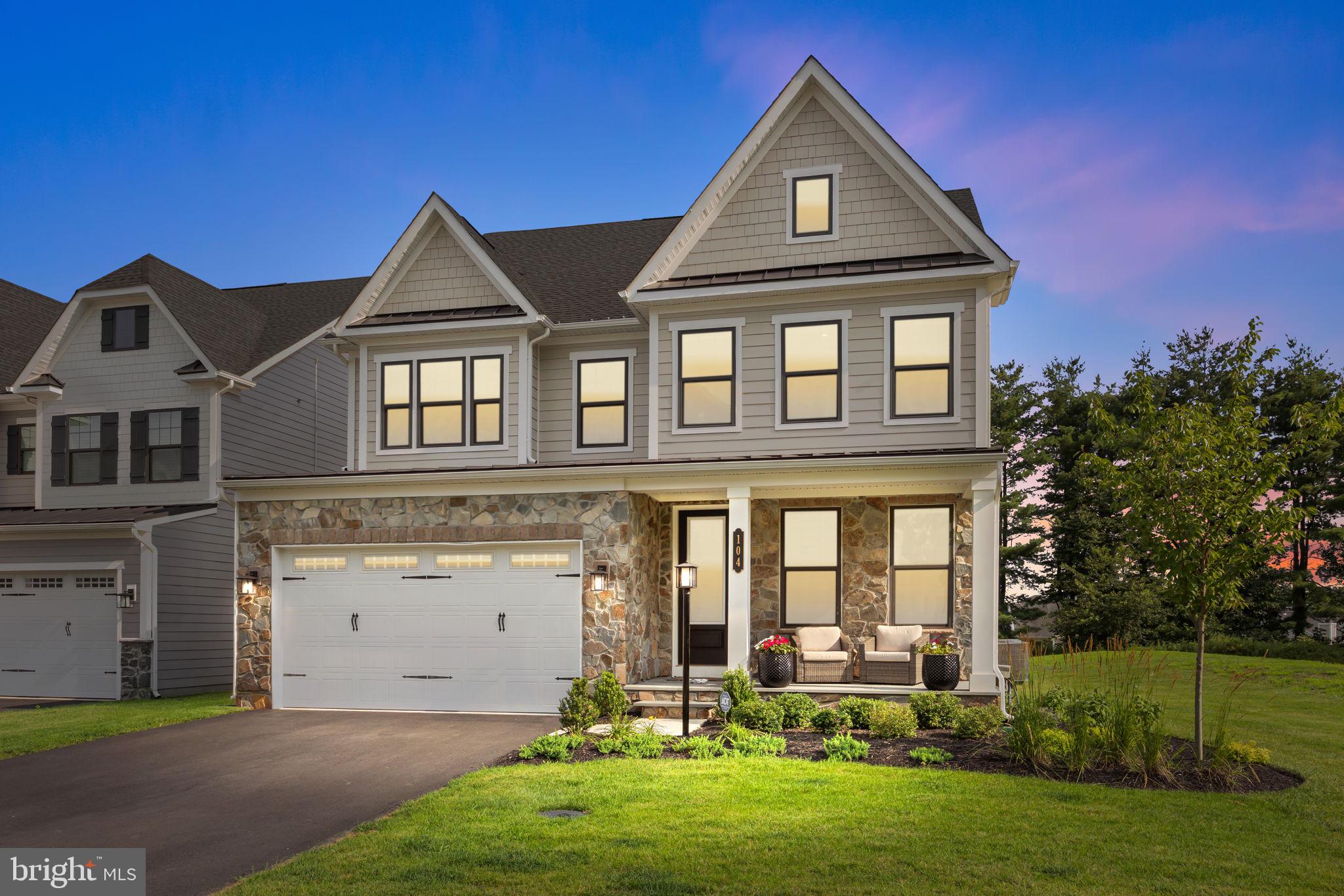 Welcome to Mayfield in Newtown -- an exquisite Baldwin model on a premium corner lot that backs to serene wooded open space. This distinguished residence blends timeless sophistication with modern comfort, offering a thoughtfully designed layout, upscale finishes, and privacy. With three spacious bedrooms, a versatile bonus room easily convertible to a fourth bedroom, four and a half luxurious baths, and a fully finished walk-up basement, this home is perfectly suited for both relaxed living and elegant entertaining.
At the heart of the home, the gourmet kitchen is a chef’s dream, featuring premium Café series stainless steel appliances including a double wall oven, five-burner gas cooktop, microwave, and dishwasher. Multiple prep stations, island seating, and refined finishes create a space that is both functional and beautiful. The adjoining breakfast room is bathed in natural light and offers panoramic views, enhanced by motorized shades that provide effortless privacy and ambiance.
The open-concept family room flows seamlessly from the kitchen, creating a warm and inviting atmosphere ideal for gatherings. A well-appointed mudroom off the garage entrance includes a built-in bench, coat hooks, generous walk-in closet, and additional storage, while a separate pantry adds further convenience. Upstairs, the primary suite is a luxurious retreat, featuring dual walk-in closets and a spa-inspired bath with an oversized shower, freestanding soaking tub, and private water closet. Two additional bedrooms, each with en-suite baths and walk-in closets, along with a versatile loft space and upper-level laundry, complete the second floor.
The finished basement offers endless possibilities, with a full bath, walk-up access to the backyard, and plumbing in place for a future wet bar—perfect for entertaining or relaxing in style. Additional upgrades include an epoxy-coated two-car garage, a whole-home security system, custom closet systems in every room, exterior gas line for grilling, generator hook-up, reverse osmosis system, and a premium Ecobee smart thermostat for year-round comfort.
This remarkable home offers a rare blend of luxury, tranquility, and thoughtful design—nestled on one of Mayfield’s most coveted lots. Don’t miss your chance to make this exceptional property your own.