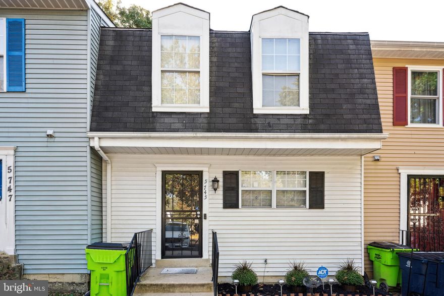 Welcome home to this lovely townhouse with a fenced-in backyard. This 3-bedroom home is ready for a new owner.  The house has a nice dining area that leads to a cozy living room. There is a  fully finished basement to entertain your guest or a nice play area for the kids.  The HVAC and water heater were replaced in 2019. Nice playground and basketball court in the neighborhood. Great location! Close to DC and public transportation.