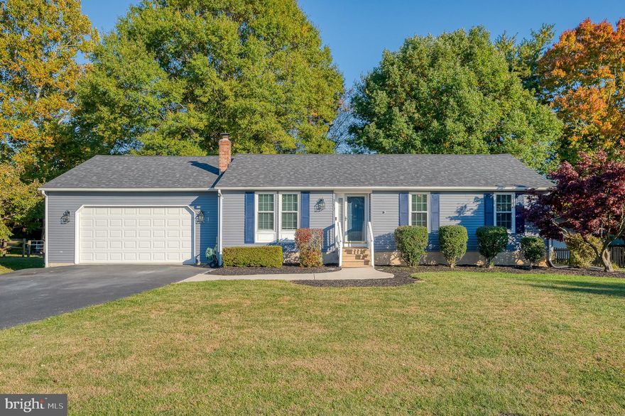 Welcome to this stunning 4-bedroom, 2-bath rancher nestled in the desirable Royal Exchange community of Aberdeen, where thoughtful details and a warm, inviting atmosphere create a perfect family home. As you approach, you’ll be greeted by picture-perfect landscaping that enhances the charm of the level front yard, setting the tone for what lies within. Step inside to discover a beautifully designed main level, featuring a spacious living room adorned with hardwood floors and elegant crown molding, perfect for both relaxation and entertaining. The dining room, complete with chair rail and crown molding, flows seamlessly to the outdoor wood deck through a sliding glass door, inviting you to host gatherings or enjoy tranquil evenings under the stars. The country-style kitchen boasts vinyl flooring and electric cooking, making it a delightful space for culinary adventures. Retreat to the primary bedroom, where crown molding and laminated flooring create a serene escape. The attached bathroom showcases a luxurious tile floor, a walk-in shower, and a granite vanity top, exuding sophistication. Two additional bedrooms, each with ceiling fans and hardwood floors, provide ample space for family or guests. A full bath featuring a tub/shower combo and granite vanity rounds out the main level, combining style and functionality. Venture down to the lower level, where you’ll find a versatile fourth bedroom with laminated flooring, ideal for guests or a home office. The cozy family room features brand-new carpet and a wood-burning stove, offering a warm retreat. The walkout level leads directly to the rear yard, providing easy access to outdoor living. Additionally, a storage room with shelves offers ample space for organizing all your essentials. Outside, the expansive rear yard is a true oasis, featuring a spacious wood deck and a tiered patio perfect for sunbathing or barbecues. With multiple sheds and mature trees providing shade, this space is ideal for both relaxation and play. Additional features include a front-loading 2-car attached garage, an asphalt-paved driveway with parking for 4+ cars, and on-street parking for guests. Recent updates include new windows (2023) and a roof replacement in 2020, adding peace of mind to this impeccable property. Don’t miss your chance to experience the lifestyle this home offers—schedule your showing today and discover your new sanctuary in the heart of Royal Exchange, where community charm and convenience meet.