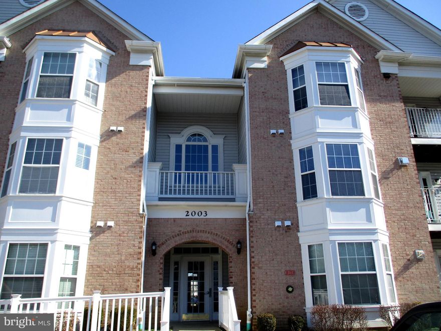 One level living at it's best! Spacious Windgate condo with second floor security and limited access building features wood floors and stainless steal appliances, and Corian countertops! Also showcases 2 Master Bedrooms with walk-in closets, laundry off kitchen, cozy gas fireplace in Living Room and access to private deck. Conveniently located to hospital, major commuter routes to the Eastern Shore Beaches, Annapolis, Baltimore or Washington, DC! Super close to restaurants, shopping & more! Professional Property Manager.