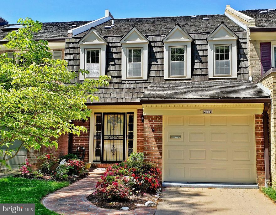 Spacious brick townhome in sought-after Forest Hills .  Prime Location, just minutes to everything:  Amazon's HQ2, Pentagon City Metro, Crystal City Metro, abundant upscale shopping and dining options, Harris Teeter, Whole Foods, Costco, Reagan National Airport, the Pentagon, Washington DC.  Very well maintained by the same owner for the past 34 years.  Inviting living room with 12' ceilings, woodburning fireplace, and 3 French doors that open to spacious back deck.  Excellent for entertaining.   Kitchen upgraded 5 years ago with new countertops and appliances.  2 master suites, with master baths, including oversized soaking tub.  Fully finished lower level offers a large Family Room with woodburning fireplace - walks out to paver patio - very well landscaped.  Tons of storage with 6 walk-in closets.  Attached 1-car garage.  Off-street driveway.  New HVAC system 4 years ago.  New hot water heater in 2018.