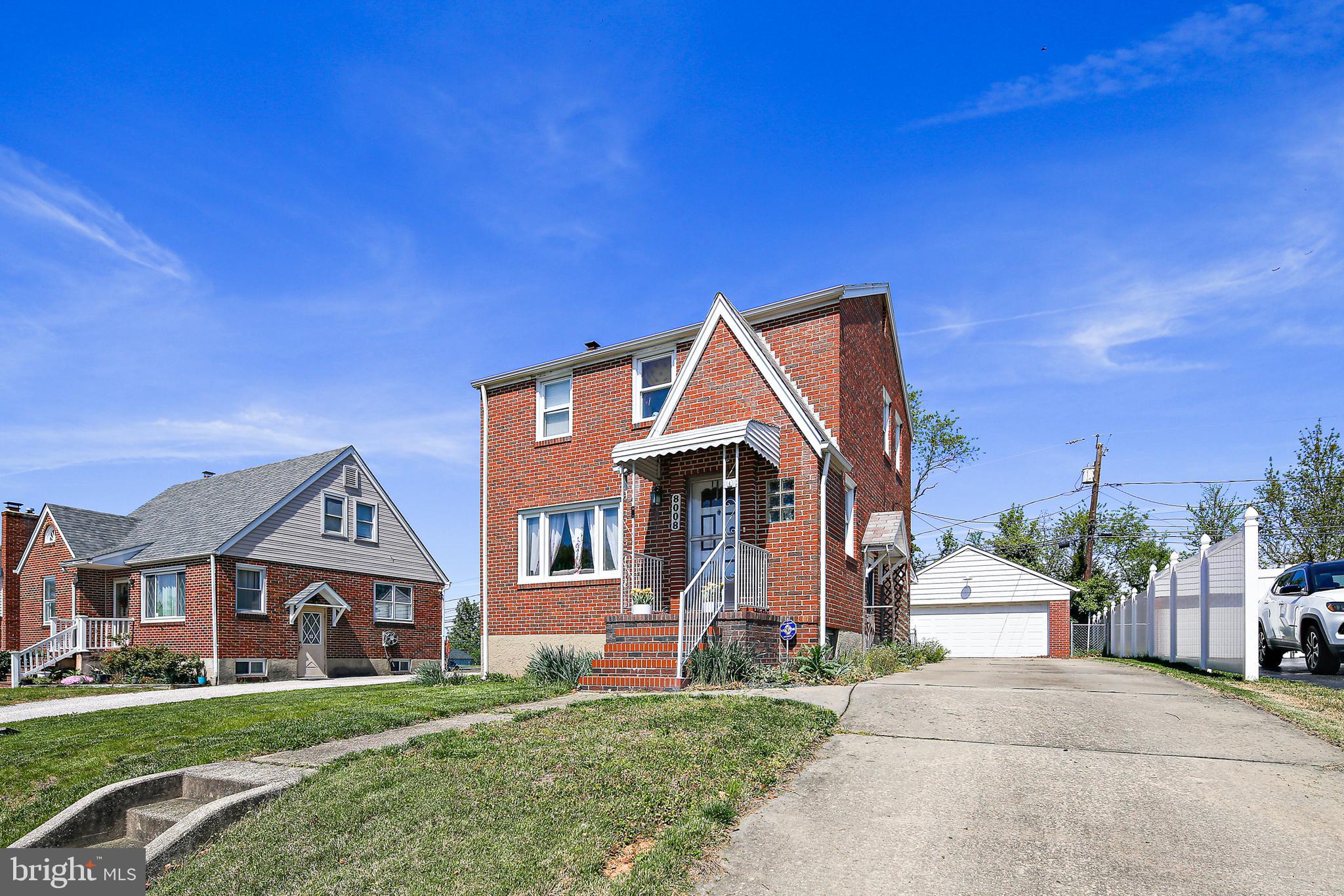 This well-maintained 3-bedroom, 2-bath brick Colonial has been cared for by only 2 owners since it was built. The home features an eat-in kitchen, natural wood trim throughout, and a pull-down staircase leading to the attic for additional storage.
The lower level is fully finished and includes a large family room with classic knotty pine walls, offering extra living space for relaxing or entertaining. Laundry area is in the basement and it includes an electric fireplace.
Outside, you'll find a detached 2-car garage with an automatic door opener, as well as an enclosed porch—perfect for casual meals, crab feasts, or enjoying the outdoors in any weather. The large yearad is private in the back and features a full fence.
Additional highlights:
Solid brick construction
Traditional floor plan
Plenty of storage space
Quiet, established neighborhood
This home combines solid construction with original character and is ready for its next chapter.