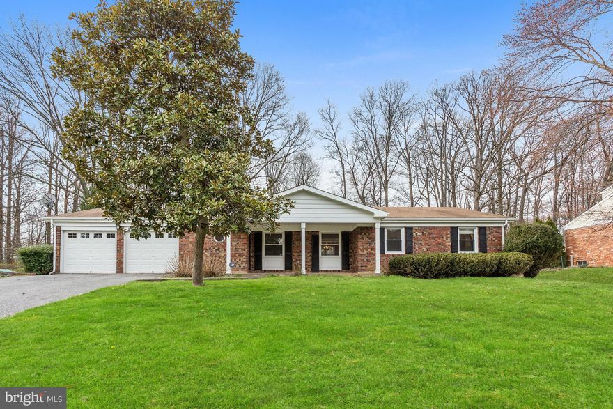 Enjoy easy neighborhood living in this charming rancher in Valleymede! Ideal location in picturesque neighborhood, yet close to all conveniences! Inside, find elegant touches throughout including hardwoods,chair rail,granite counters,brick profile fireplace in Family Room, and Master Suite with attached bath. Full Lower Level Rec Room! Expansive backyard with deck, perfect for rest and relaxation!