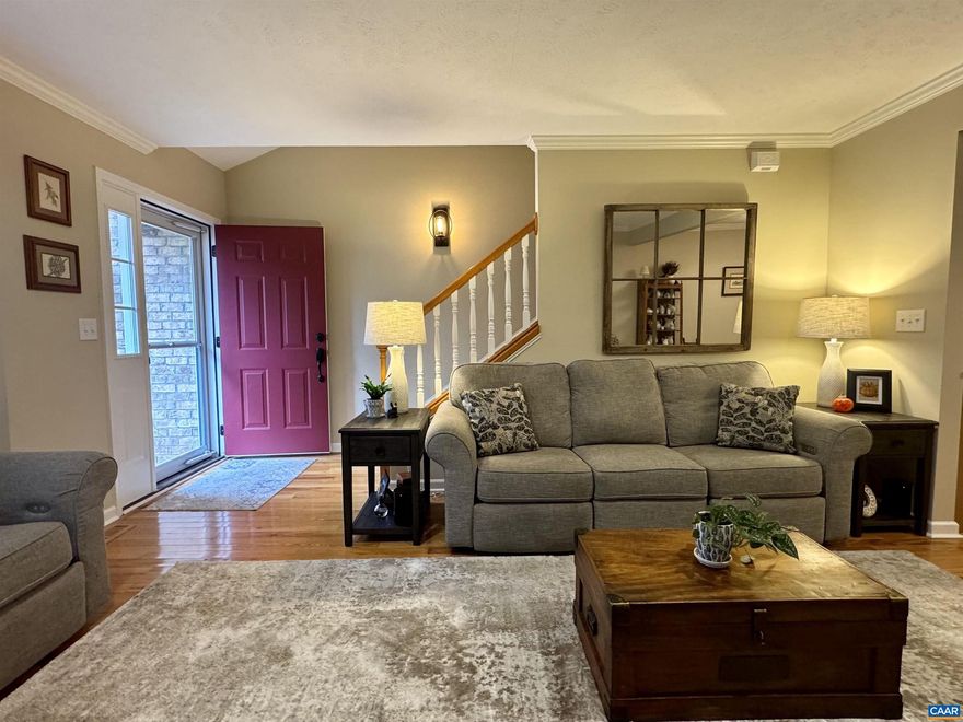 Welcome home to this 12 unit townhome community right in the heart of Fishersville!  This 1.5 story townhome has been completely remodeled from top to bottom (in 2022). Updates include:  New efficient and quiet Bosch HVAC system and thermostats, water heater, remodeled all 3 bathrooms, fresh paint, roof (2024), storm door, kitchen cabinets, countertops and flooring, maintenance free decking...the list goes on and on.  The layout offers a main level primary suite with a secondary bed/bath combo, living room, kitchen and laundry.  Upstairs you will find a dream suite with a walk in closet and a luxurious bathroom.  There is plenty of storage as well in the eaves. HOA includes: Roofing, siding, lawn maintenance and snow removal.  Enjoy a covered back deck that overlooks green space move right in and relax!  Love where you live at 30 New Brunswick, conveniently located within 5 minutes of the hospital, shopping and interstate access.  Schedule your showing today! Quick closing possible!,Maple Cabinets,Quartz Counter