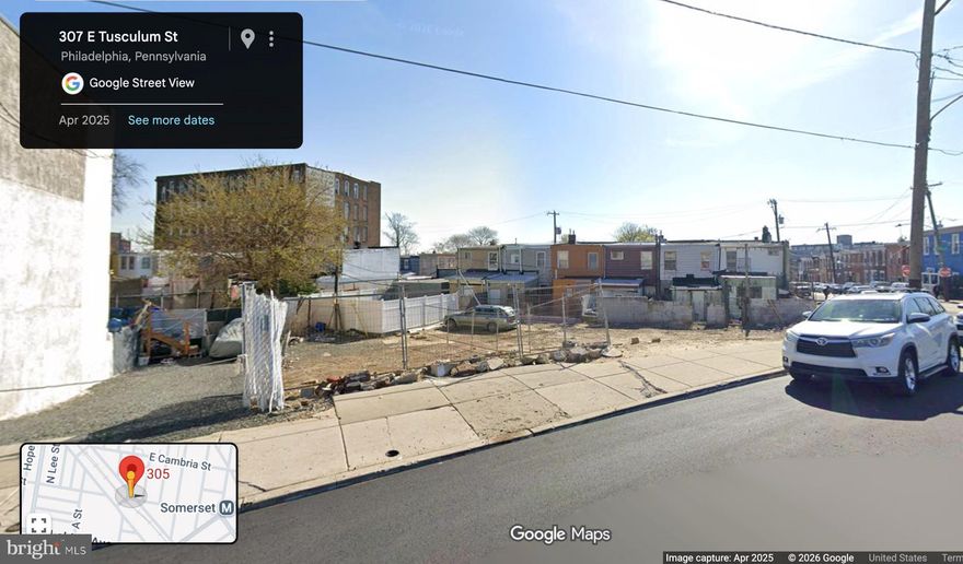 305 AND 307 E Tusculum have been consolidated into 305 E Tusculum, a 1,624 Sqft, an RM1 Lot allowing 3-Units to be built by right. These lots are in the path of development in this rapidly changing neighborhood. 

307 and 309 Tusculum have been similarly consolidated, and can be purchased as well, allowing 6 units total to be built, as two side by side triplexes.