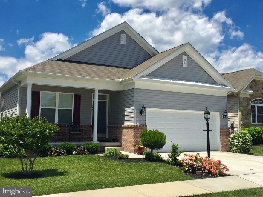 Filled w/light, this 2 bdrm, 2 bth rancher is located in desirable Carroll Vista Active Adult Comm. The Open Floor plan offers the perfect space for entertaining. A roomy master bdrm sports a private bath & lg walk-in closet w/access to a full finished crawl space. Lots of extras-2 ft extension in garage & large composite deck, Clubhouse, indoor & outdoor pools & virtual golf just to name a few.