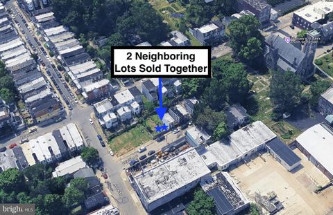 Vacant Land For Sale - 64-66 E Earlham Street<br/> PHILADELPHIA, PA 19144