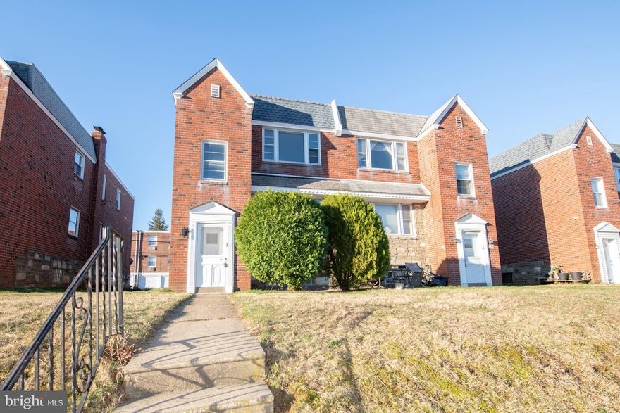 Great investment opportunity with extremely limited inventory for this 2+2 brick brick duplex w/ separate utilities and 2 car garage in a desirable Fox Chase neighborhood, which commands top rent dollar and high demand!   Both units are very large with great open layouts, good closet space, and first floor has original gleaming hardwood floors and the second floor has new luxury vinyl plank flooring. Both units have brand hew kitchens with refrigerators and brand new bathrooms.  The shared basement offers convenient  laundry area with hookups for washers/dryers along with dedicated storage for each unit.   And think about  the extra possible income potential of the garage! Don't wait as duplex opportunities like this around here are few & far between, and as multi-family properties continue to gain in demand and value this makes for a great investment both now and for the future!