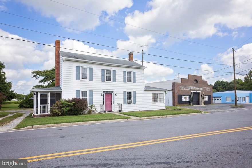 Endless Possibilities Await!
Discover the perfect blend of residential comfort and commercial potential with this unique property on .75 acres, ideally located between Easton and Denton

The 2 Bedroom/1Bathroom home offers a charming layout featuring a living room, dining room, family room, office, breakfast nook, and a screened in porch for relaxing evenings.

On the commercial side, you will find a large block building.  The commercial space is currently rented on a month-to-month basis, providing instant income while you plan your next move. Ideal for storage, warehouse use, or retail. (Buyer to verify all potential income with Caroline County)

With high visibility and convenient access, this property is ready for your vision to take shape!