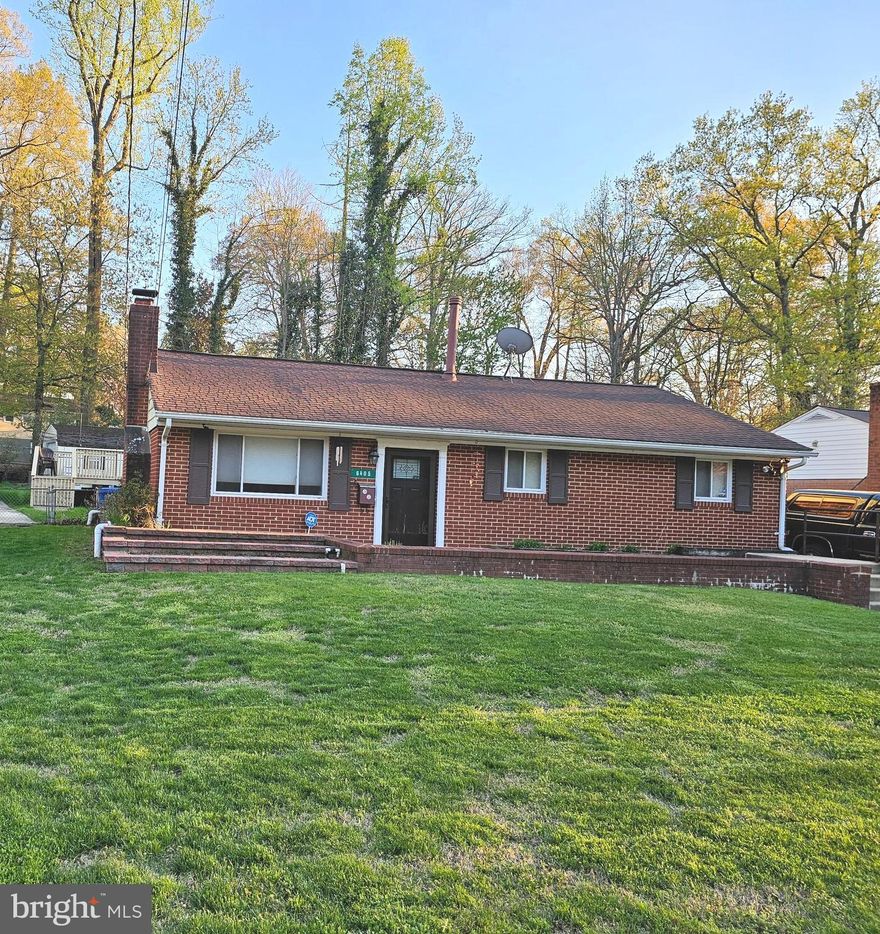Rare well maintained brick rambler with ample yard space, patio and pool perfect for any and all occasions! If you are looking for a property with little to any stairs this is it. Picturesque scenario surrounds and encompasses this property.  A true oasis in an urban environment. Minutes from Joint Base Andrews, Suitland Parkway and 495. You will not be disappointed viewing this property.