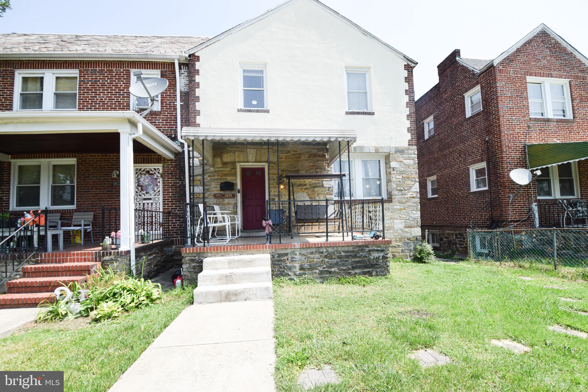 Be sure to see VIRTUAL TOUR for a 3D tour of the home!
Spacious end unit at 3820 Dolfield Rd, Baltimore, MD21215! This lovely home boasts 4 bedrooms and 3 full bathrooms, offering ample space for families or roommates. With off-street parking in the rear, you'll enjoy convenient and secure parking.
In decent condition and ready for immediate occupancy, this property is perfect for those looking for a hassle-free move-in experience.
Located within walking distance of the historic Pimlico Race Track, you'll be just steps away from the excitement of the track and the surrounding amenities.
Don't miss out on this great opportunity to own a spacious and practical home in a desirable location. Schedule a showing today and make this your new home!