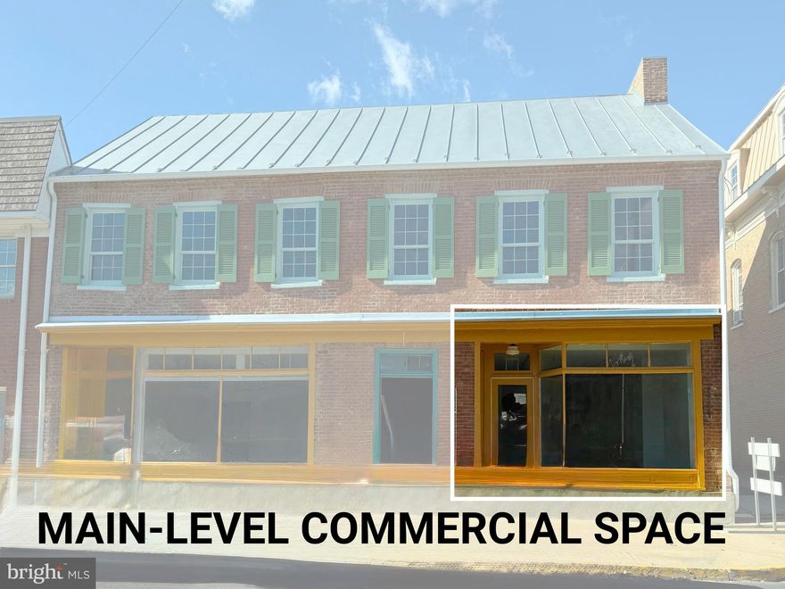 Prime commercial lease opportunity on Main Street in Woodstock, VA! This highly visible space offers excellent storefront exposure in a well-traveled area, ideal for retail, office, or service-based businesses. Features an open layout that can be customized to fit your needs, along with convenient access to public parking and strong foot traffic from nearby shops and restaurants. A great chance to establish or expand your business in the heart of Woodstock’s vibrant downtown corridor!