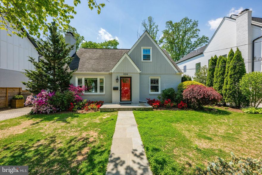Offering 5 bedrooms and 3 full baths in the sought-after neighborhood of Wyngate, this award-winning renovation was recognized by ASID as “Best Interior Architecture Under 3,000 Square Feet” and featured in Cottage Journal. The home showcases a contemporary, open floor plan with thoughtful design and high-end finishes throughout.

The main level is filled with natural light and features a welcoming living room with wood-burning fireplace, custom built-ins, and hardwood floors. The standout kitchen is a chef’s dream with dual-fuel cooking, quartzite countertops, farm sink, custom cabinetry, breakfast bar, and table space. A seamless addition expands the living area with skylights, abundant windows, and a convenient side entrance leading to an oversized deck with stairs to the backyard. Two bedrooms and a beautifully renovated full bath complete this level, offering ideal flexibility for guests or main-level living.

Upstairs, you’ll find two spacious bedrooms, including one with a walk-in closet, along with a well-appointed full bath. The walk-out lower level provides additional living space featuring a sitting area and fireplace, bedroom area with closet, window and a third full bath, laundry, and ample storage. Outside, enjoy a professionally landscaped grounds with fenced rear and side yards, creating a private and inviting outdoor setting.