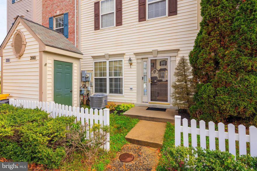 BEAUTIFUL WELL MAINTAINED 3 STORY TOWNHOME JUST MINUTES FROM FORT MEADE! Welcome to 2003 Cooper Point Court in Odenton! This home and community has everything that you want and need in your next home. The main level features an open living room, dining room, and eat in kitchen. On the second level you will find two reasonably sized bedrooms and a full bathroom along with the laundry room. On the third level you will find the large master suite complete with it's own full bathroom and walk in closet. Double vanity, soaking tub, and stand up shower in the master bath. The new owner of this home will have access to all of the Seven Oaks Community pools, tennis courts, clubhouse, fitness center, and walking trails! With an incredibly reasonable HOA of $75 don't miss your chance to see this before it's gone!