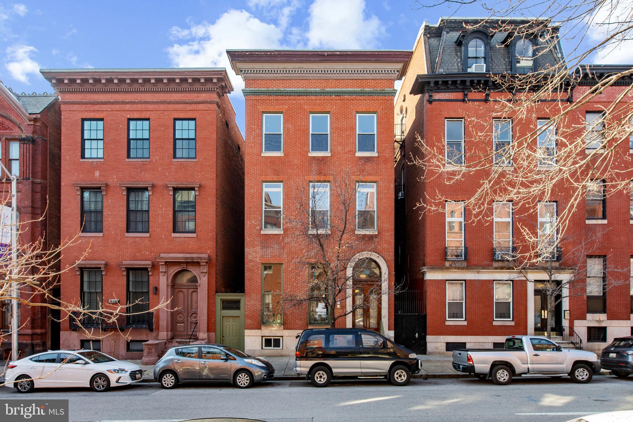 Price Reduction! Beautiful Apartment, Tastefully Appointed with Sophisticated Design! New Kitchen, Two Bedrooms and One Full Bath Overlooking Park Avenue. Original Fireplace with Electrical Insert, 14 Foot High Ceilings, All Hardwood Flooring, Such a Welcoming Space!!! One Parking Space Included. A Short Distance, in the Heart of Mount Vernon, to Monuments, Historic Parks, Penn Station, the Peabody, and Fine Dining...A Must See!