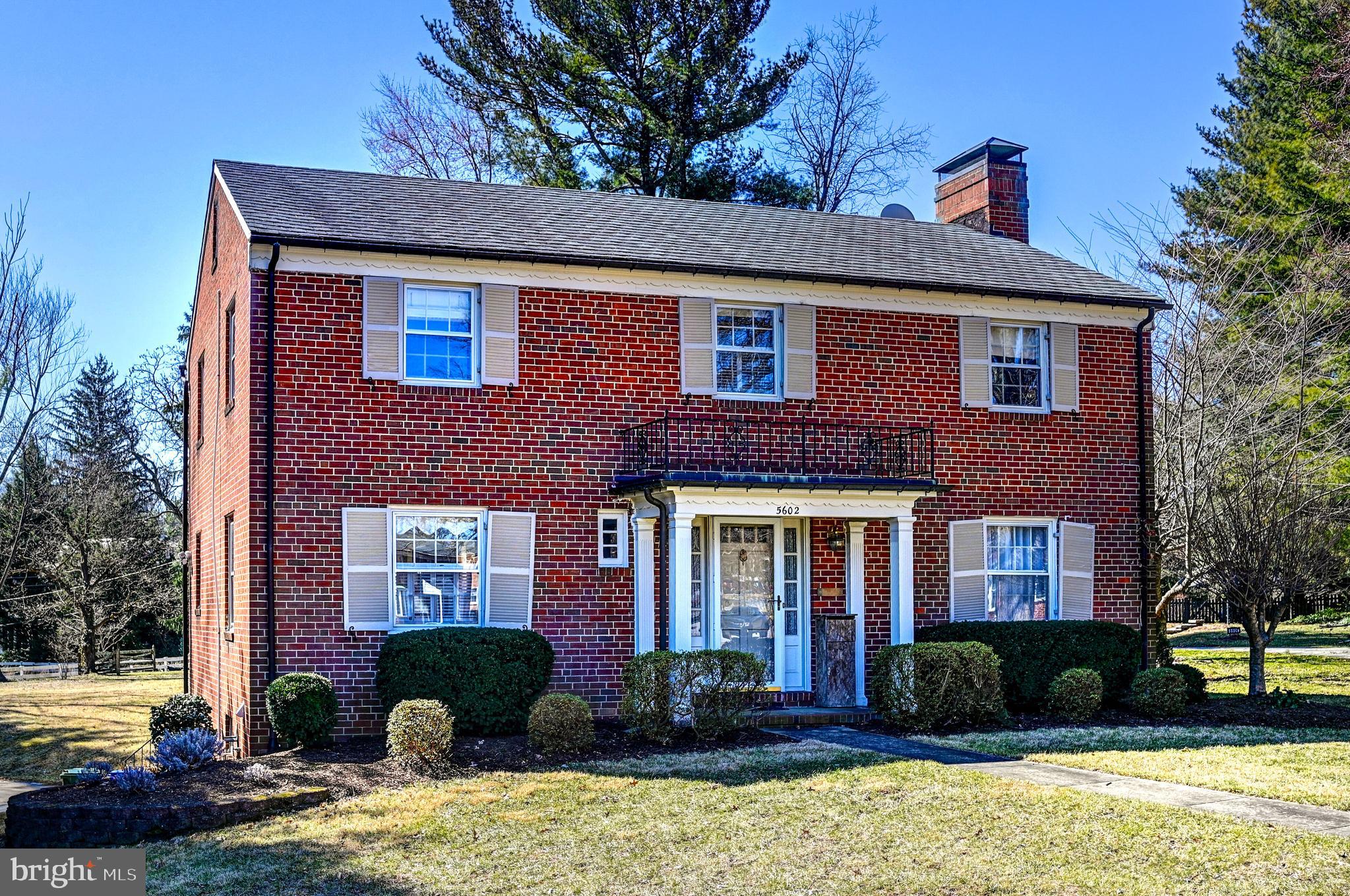 Nestled on a quiet cul-de-sac, this gracious four bedroom, three full and one half bath Colonial blends timeless charm with modern convenience. Gleaming hardwood floors flow throughout, complementing the sun-filled living spaces. The spacious, updated kitchen features granite countertops, stainless steel appliances, ample cabinetry, and a bright breakfast area that is perfect for casual dining. The adjacent sun-filled living room with gas fireplace creates an inviting atmosphere. The upper level features four generously sized bedrooms with two full baths including the primary with en suite bath and walk in closet. The finished lower level provides a versatile recreation room with a second gas fireplace, plus a laundry room, mudroom, home office and third full bath. Enjoy the lazy days of summer while relaxing on the slate patio that overlooks the large, private backyard. Additional highlights include a two-car garage and an unbeatable location- enjoy all the benefits of the Homeland area, without the HOA, just minutes from top dining, shopping, and commuter routes. A fantastic opportunity in one of Baltimore’s most desirable neighborhoods.