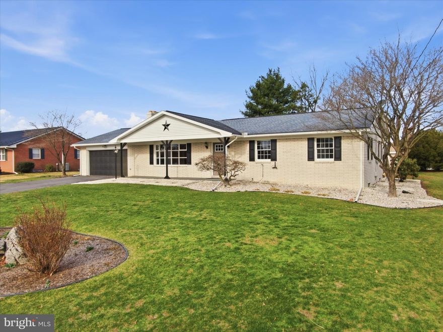 Beautiful Ranch home on the north end of Chambersburg! This home has been painstakingly remodeled and is now ready for a new owner! Roof is only 10 years old and heat pump is only 3 years old! A large and inviting living room awaits to your left as you enter the home. Through the living room you will find an open concept kitchen with all new appliances (including an LP range) and dining area with a conveniently placed island at the center. Adjacent to the dining area is a fully finished, 4-Season Florida room that is heated and cooled. A great bonus area! Down the hall you will find 3 bedrooms and 2 full baths, including the primary suite! The basement has two unfinished storage areas with one that has been set up as a workshop. But, turn right at the bottom of the stairs and you will find a large 13x29 finished family room! Great to use as a theater or play area! In the backyard there are two sheds in great condition! Both sheds have power to them and one is insulated and set up as a workshop (12x24). The other shed (12x20) has a ramp and a rollup door for storing a riding mower or other yard tools. This home is equipped with an attached insulated 2 car garage with a sink and workbench and has attic storage above it. 
Don't miss your chance to own this lovingly cared for and well equipped home for a great price! This home will not last long on the market!