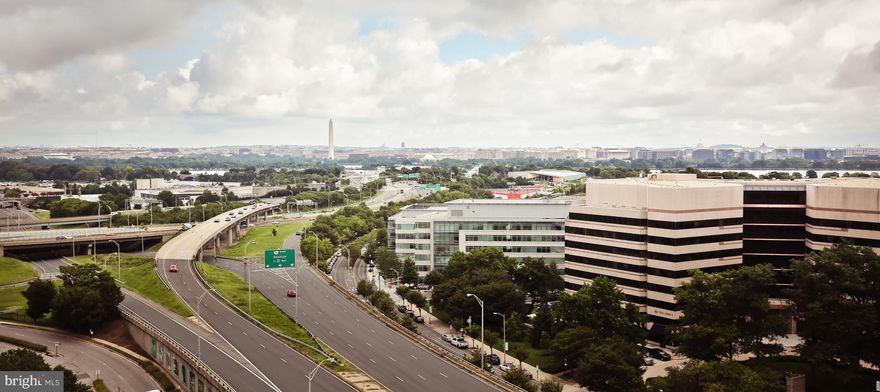Parking available upon request. Experience stunning views and unmatched convenience in this spacious 2-bedroom, 2-bath corner condo at the Bella Vista in Pentagon City/Crystal City. Perched on a high floor, this 1,413 sq. ft. residence offers sweeping panoramas of the monuments, Capitol, and Potomac River—perfect for enjoying July 4th fireworks right from your living room.
The bright, open layout features generous living spaces, high ceilings, and a private balcony. The updated kitchen includes modern appliances, a built-in microwave, and new flooring. The primary suite boasts a walk-in closet and a luxurious bathroom with an oversized Jacuzzi tub and new fixtures. Additional highlights include a full-sized washer/dryer, newer HVAC, and ample closet space.
Bella Vista offers full-service amenities, including 24-hour front desk security, fitness center, outdoor pool with grilling area, resident lounge with Wi-Fi, and pet-friendly walking areas. A reserved garage parking space is available.
All utilities (water, electric, heating/cooling) and building amenities are included in rent. Located just a 5-minute walk to Pentagon City and Crystal City Metro stations, you’re steps from Whole Foods, Costco, Fashion Centre, Amazon HQ2, and an array of dining and shopping. Quick access to I-395, Route 1, I-66, and Reagan National Airport makes commuting a breeze.

Parking spot can be rented out upon request