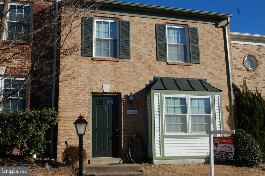 Original Owner says sell this 3 Bedroom 2.5 Bath Brick Front Townhome. Home features include Laminate Hardwoods on Main Level, Ceramic Tile in Kitchen and Baths,Hardwood Floors on Staircase, Upstairs Hall and Master Bedroom. Lots of Fresh Paint,Crown Molding.  Nice Patio & Fenced Rear Yard.New Stackable Washer/Dryer,upgraded Energy Efficient Windows, Roof less than 5 years Old.Must call b4 showing