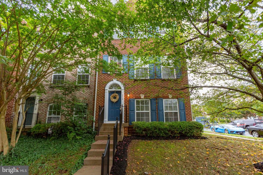 End-unit Idlewild living – boasting an open floor plan, incredible amenities and stellar convenience – awaits. Introducing 1412 Saunders Drive! This entire home has just been professionally painted and all of the carpeted rooms have brand new carpet. The home has been professionally cleaned and there is nothing to do here but move right in! This three-level modern townhome includes four bedrooms, 2.5 baths and more than 2,300 square-feet of living space. It has been under its original owners’ care since day one. Let’s start with the community here, folks – within walking distance are a splash pad, playground, pool and clubhouse, tennis courts, trails and so much more. Beyond the Idlewild community, so much is within 5-10 minutes – I-95 access (Route 3 exit), Central Park, Spotsylvania Towne Center, Alum Spring Park, Downtown Fredericksburg, the University of Mary Washington, Mary Washington Hospital and so much more! Zooming in on the home-site, yes, this is a highly-coveted end-unit option! The landscaping is streamlined with green yardage along the side and front. For parking, there is a back-loading, two-car garage and concrete driveway. Above the driveway is decking for lounging. The home itself is a stately all-brick out front, with cream siding and a blue door/shutters.  The curb appeal is so pretty here! Heading inside and on the main level, open/flexible spaces and gleaming hardwood floors abound. Core rooms include a sitting room, dining area, half bath and the kitchen. The kitchen includes a sizeable island, tile flooring, stainless steel appliances (including a gas stove!), Corian counters, pantry, disposal and lighter wood cabinetry. Just off the kitchen is access to the deck. A set of carpeted stairs leads to the upper level where three bedrooms and two full baths await. The primary suite includes a walk-in closet and ensuite bath complete with tub/shower combo and dual vanity sinks. All of the bedrooms includes hardwood floors and both bathrooms have vinyl flooring. The final full bath upstairs has a tub/shower combo and single sink. Heading to the lower level and in addition to the garage, you’ll find the laundry room (machinery is approximately one year-old and conveys!), carpeted bedroom and an unfinished space with rough-in plumbing for a possible bathroom. Utility-wise, the HVAC and hot water heater have both been recently replaced! Delightfully updated... in an incredible community... and convenient to it all, 1412 Saunders Drive is a special find!