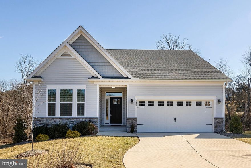 Don't wait for a new build, come see this move in ready home. Welcome to your dream home in a vibrant 55+ community, where luxury meets comfort and convenience. Nestled in a peaceful cul-de-sac, this stunning property has been meticulously upgraded to offer the finest living experience for those seeking a blend of tranquility and active lifestyle. Enjoy this move-in-ready home with upgrades galore. Gas fireplace, ceiling fans in all rooms, radon remediation system, water softener, whole house humidity system, upgraded thermostat, upgraded app, blinds on all windows, electrical floor outlets in the family room, custom wall bookshelf, Trex deck with awning. Only minutes to local grocery stores and the Winchester walking mall in Old Town Winchester.