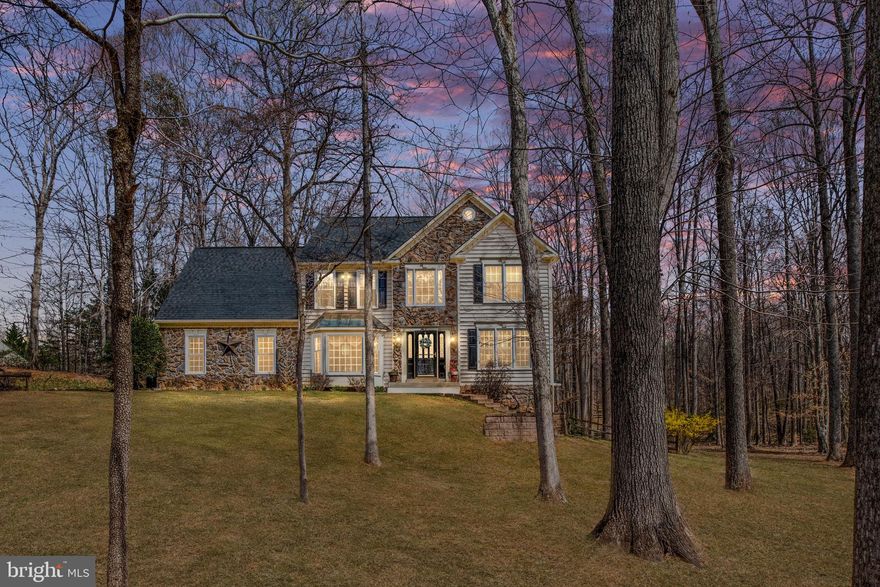 Welcome to 9 Rome Dome, a private oasis nestled on just over 3 serene acres in Stafford, VA. This stunning property offers the perfect blend of comfort, space, and outdoor living.

Step outside on a very spacious deck or enjoy your very own in-ground gunite pool —ideal for entertaining or relaxing under the sun. A two-stall barn adds even more versatility, whether for hobbies, storage, or animals.

Inside, you’ll find generously sized bedrooms, including a private lower-level suite complete with its own entrance, perfect for guests or multi-generational living. The side-loading garage adds curb appeal and convenience.

Cozy up in the inviting four-season room with a gas fireplace, where you can enjoy a good book while taking in peaceful views of the pool and landscape. The family room features a wood-burning fireplace, adding warmth and charm for those cooler nights.

This home is designed for those who value privacy, space, and comfort, all within easy reach of commuter routes, shopping, and schools. Don’t miss this unique opportunity to own a slice of tranquility with room to live, entertain, and grow.