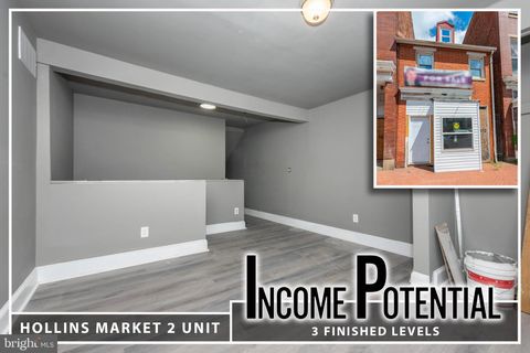 Townhouse For Sale - 1412 W Baltimore Street<br/> BALTIMORE, MD 21223