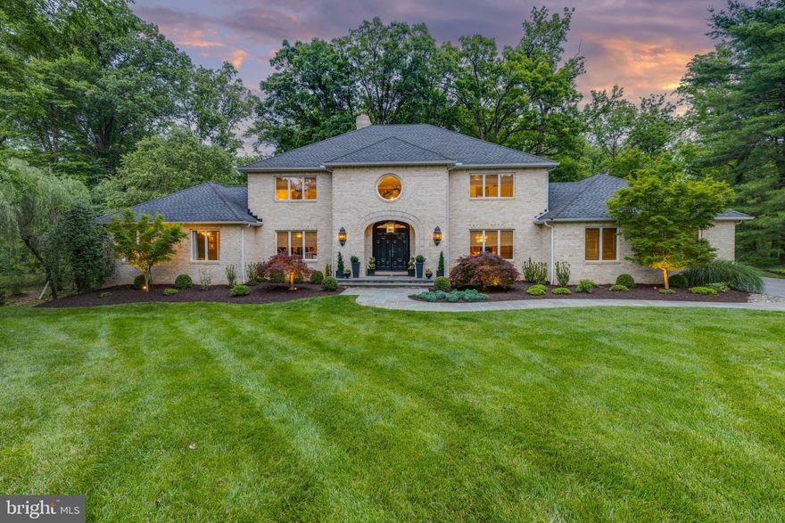 Live Authentically. Tucked back on a private cul-de-sac in sought after Ruxton, this pristine home offers 5 bedrooms and 4.5 baths. A harmonious blend of comfort and sophistication, the main level's open floor plan boasts soaring ceilings, an expertly renovated chef's kitchen, double-sided wood burning fireplace and ample space for entertaining or relaxing. A private corridor leads to the first floor primary suite with a spacious bathroom and walk-in closet. Upstairs you'll find four additional well-appointed bedrooms and 2 full bathrooms. The fully finished walkout lower level features even more living space, a movie room, full gym and a newly renovated full bathroom. Walk the neighborhood and enjoy the outdoors on the bluestone patio and creek beyond. You’ll find beautiful details around every corner within this thoughtfully designed and renovated home. Discover this rare opportunity to enjoy the best of both worlds, privacy and convenience. Minutes to 83/695, shopping, dining and schools. Cultivate your existence. The art of uniting human and home.