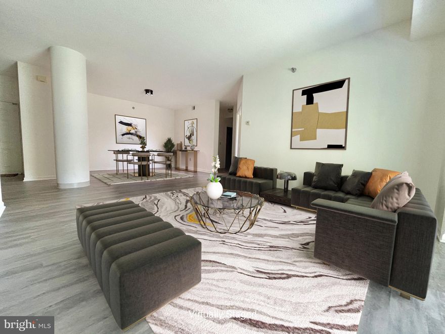 Beautiful three bedroom condo located in the most panoramic location Leisure World has to offer.  New flooring, new window treatments, large master suite, master bathroom with walk-in shower and tub, walk-in closet, new windows in the balcony for an optimal overview of the golf course and lots more.  New A/C condenser and a reconditioned HVAC unit.  Oversized garage space number 15 lobby level. Picnic gazebo and benches and BBQ grills surround Building 2904 for EASILY STAGED Family & Friends Outdoor gatherings. Indoor Community Salon with Kitchenette can be easily scheduled for Indoor Family & Friends gatherings GCAAR forms for offers, please.