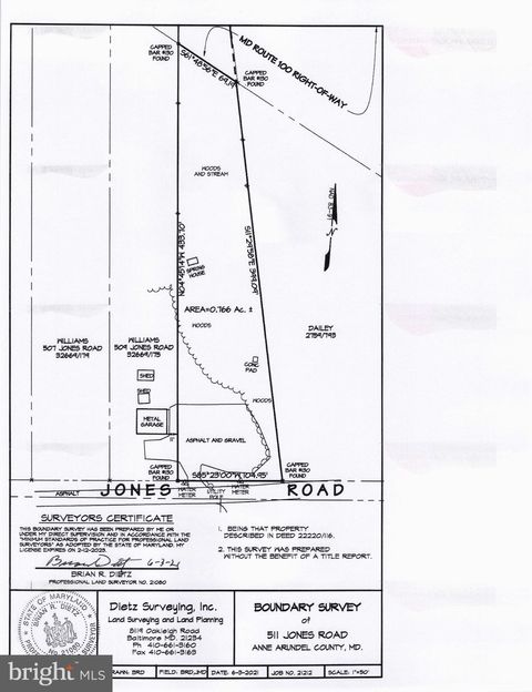 511 JONES ROAD SEVERN MD 21144