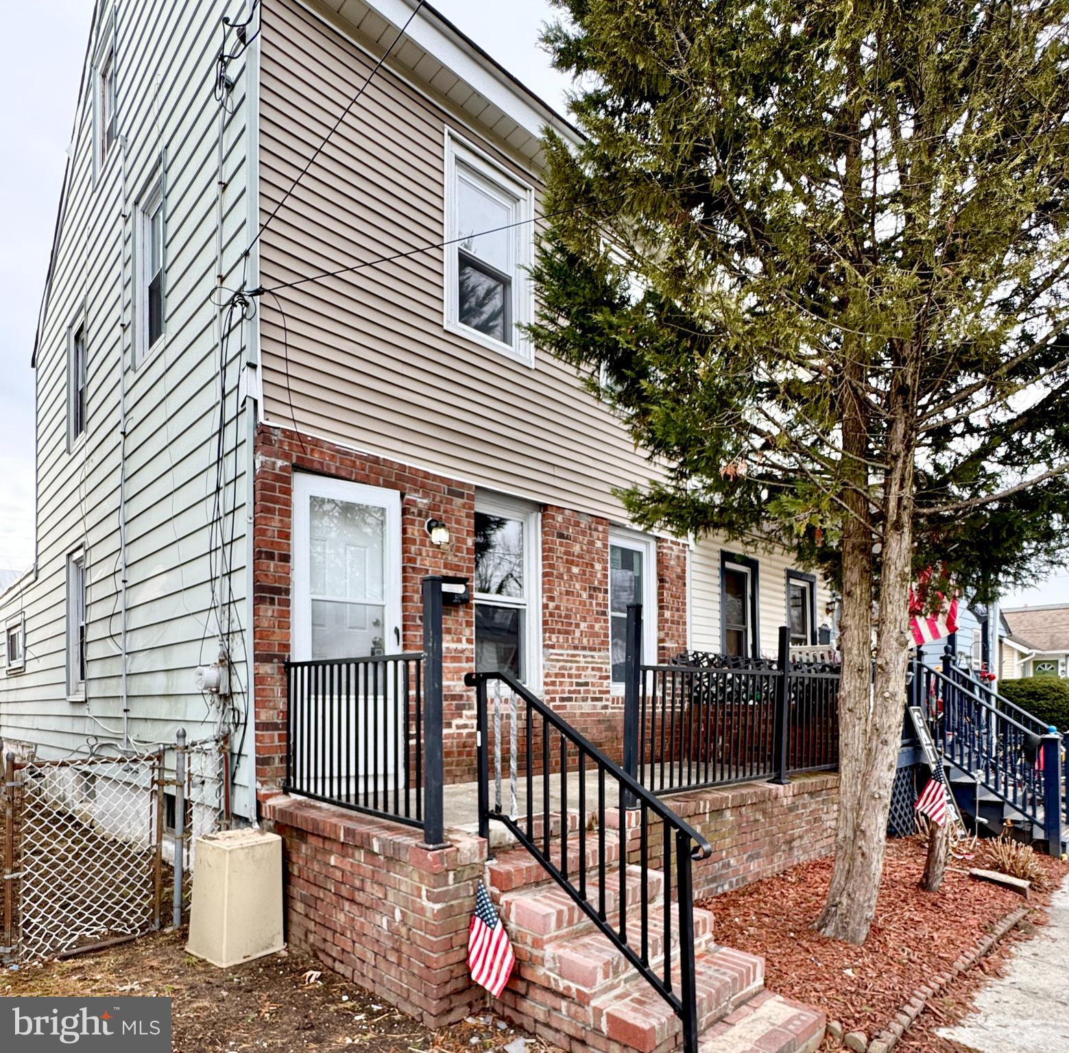 Home was off market until Friday 3/7.
Welcome to 17 Walnut Street in Woodbury New Jersey. This end unit twin home is walking distance to public transit and Inspira Health Center Woodbury. The home is only 15 minutes to downtown Philadelphia and 20 minutes to the Philadelphia International Airport. The home has stainless steel appliances, first floor laundry, powder room, and a refreshed full bathroom on the second floor. There are 2 bedrooms on the second floor, and a third bedroom in the vaulted attic, laced with built-ins. The unfinished basement is perfect for storage, has some shelving added already, and is where the furnace is located. The backyard is fenced and pretty long for the area. Enjoy a front porch, walkability to many venues and places of interest, and enjoy the historic charm of Woodbury.